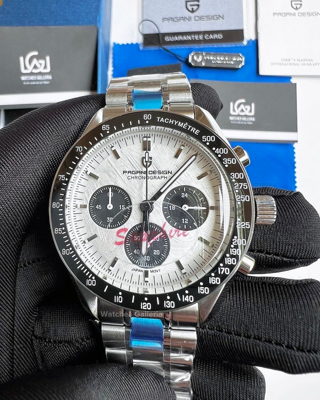 Pagani Design Speedmaster Moonwatch Quartz (White Meteorite) PD1701