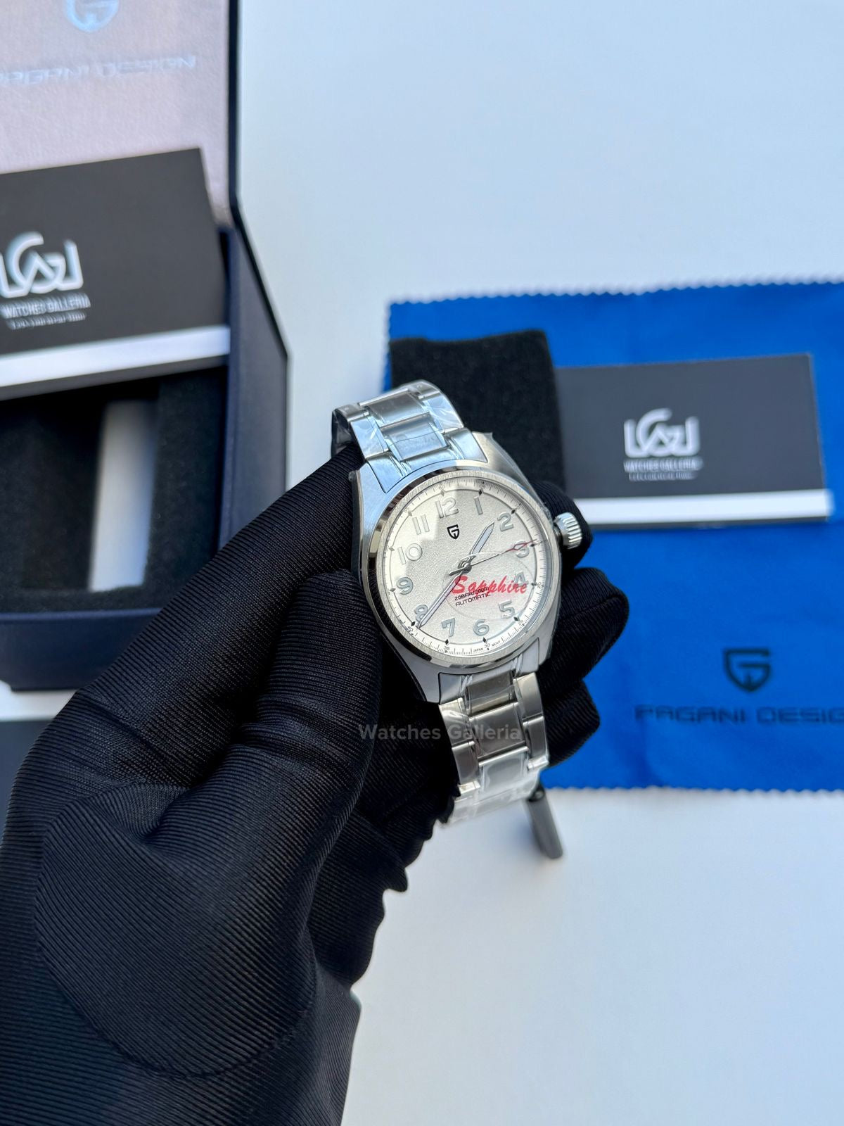 Pagani Design Spirit Pilot Automatic (White) PD1717 Watches Galleria