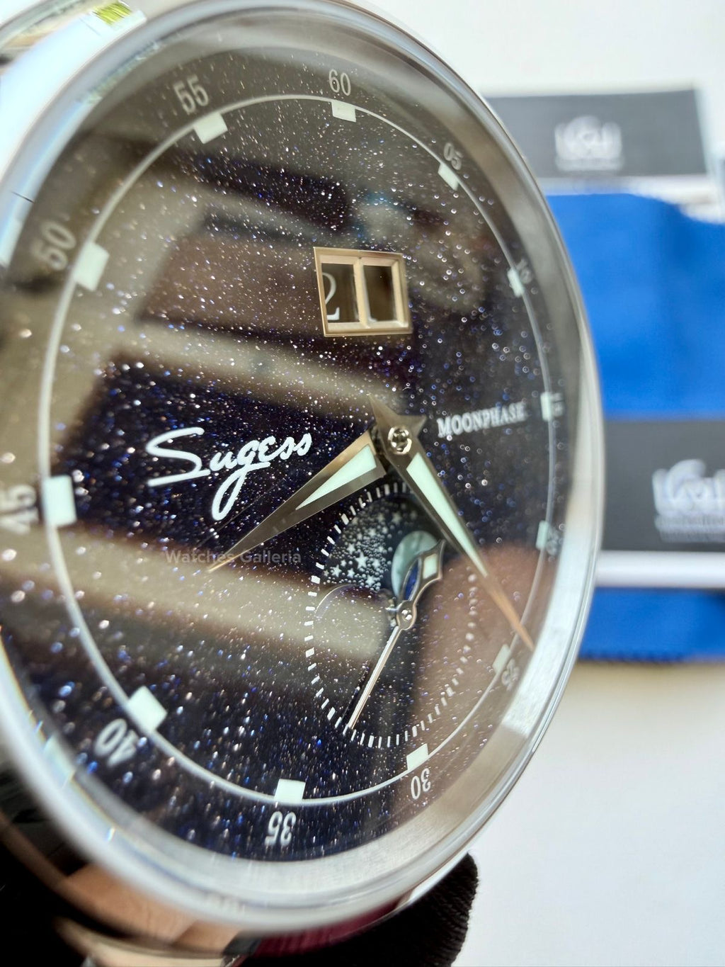 Sugess S401B Oyster Moonphase Watch in Pakistan – Luxury Men’s Automatic Mechanical Watch with Starry Sky Dial