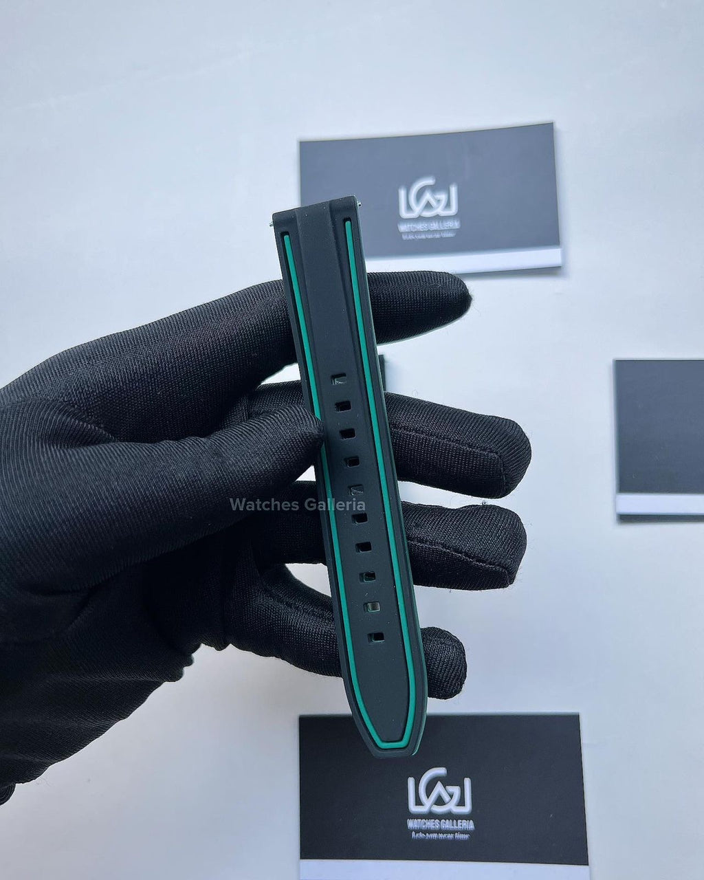 Silicon Straps Black/Green