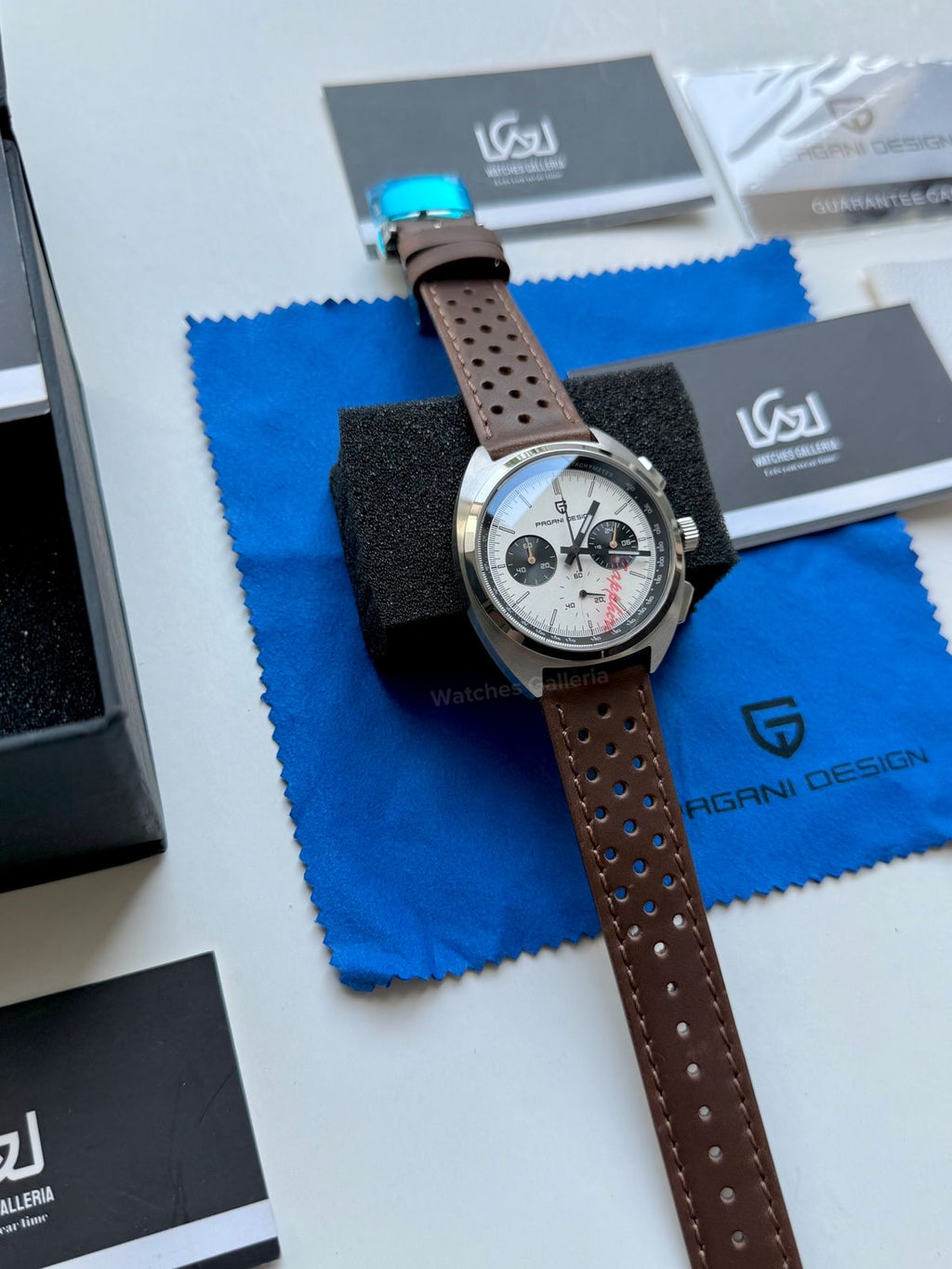 Pagani Design Vintage Chronograph Quartz PD1782 (White) Pagani Design in Pakistan