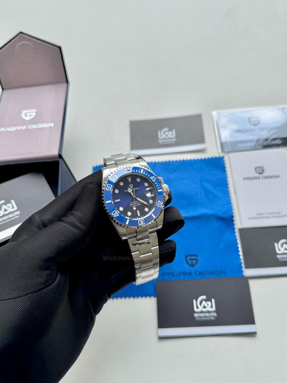 Pagani Design Watch PD1639 Submariner Automatic (Smurf) Pagani Design in Pakistan