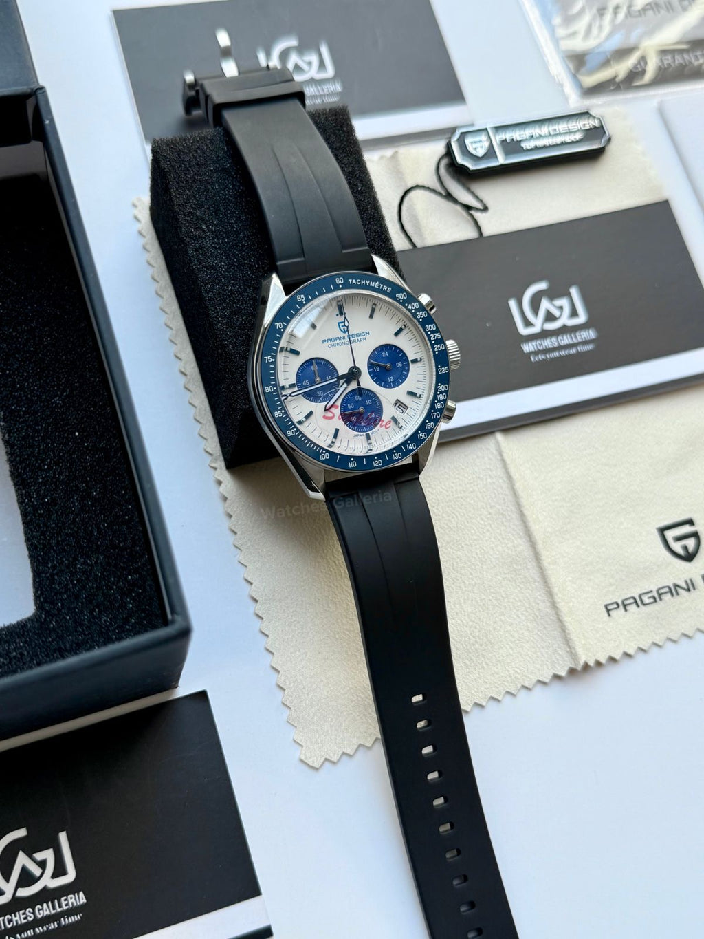 Pagani Design PD1701 Speedmaster Moonwatch Blue 40mm Chronograph – Seiko VK63 Quartz | Sapphire Crystal | 100M WR
