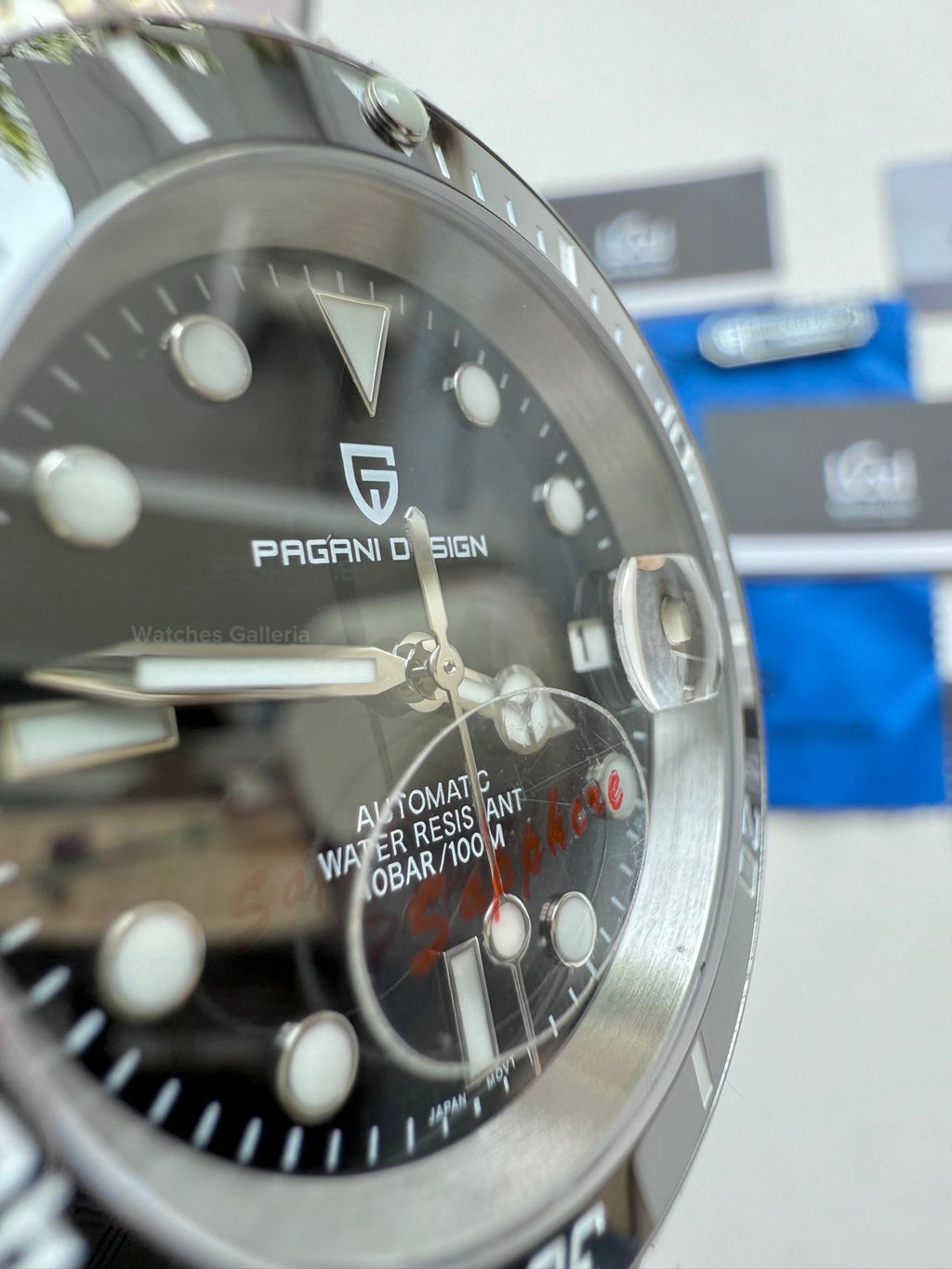 Pagani Design Submariner Date Automatic PD1661 (Black) Pagani Design in Pakistan