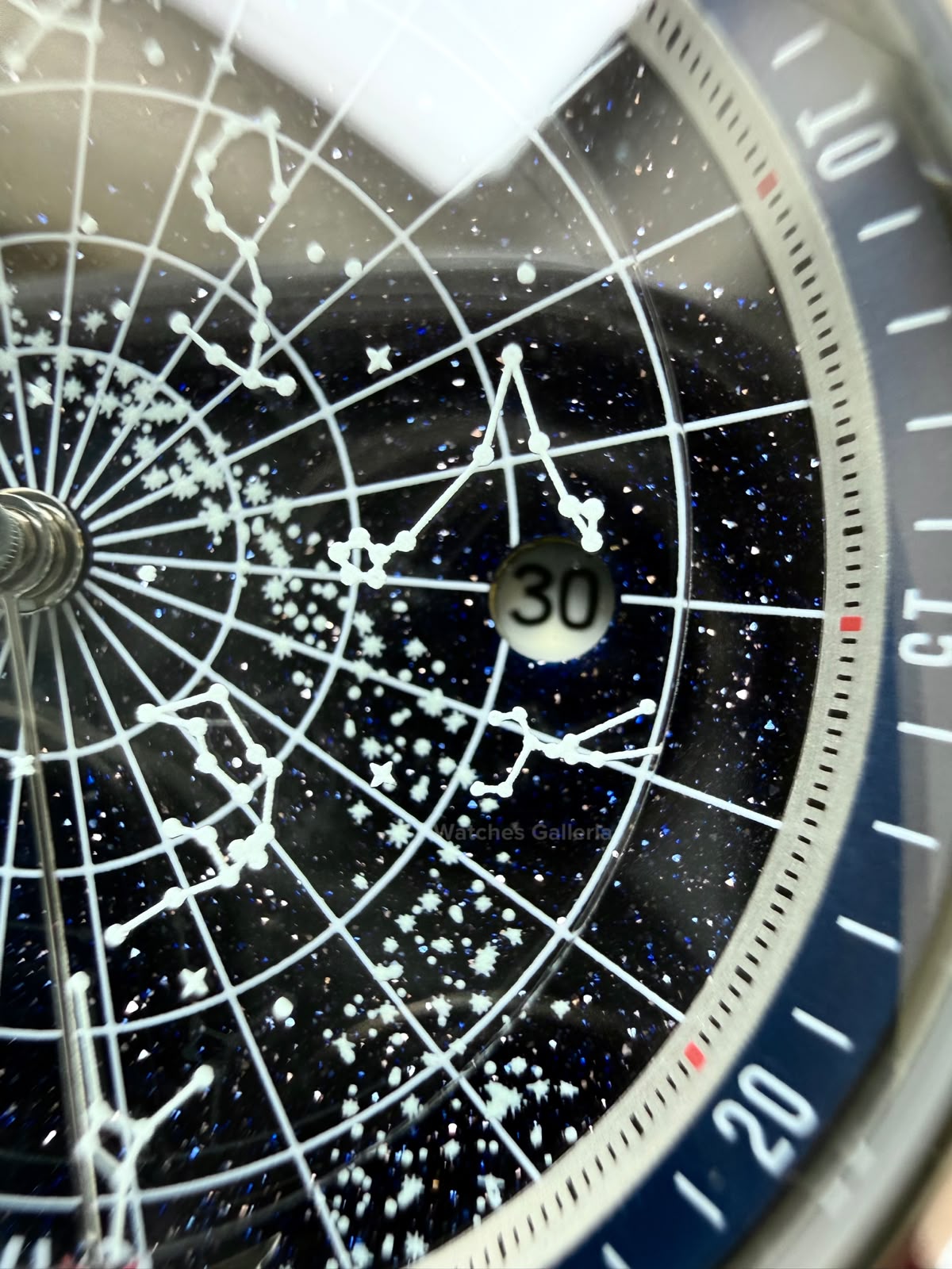 OBLVLO GC (Black Blue Silver) Grand Complications Celestial Automatic Watch Brown & Black Dial with Rose Gold Details, Moving Constellation & Earth Display – OBLVLOGC | Oblvlo