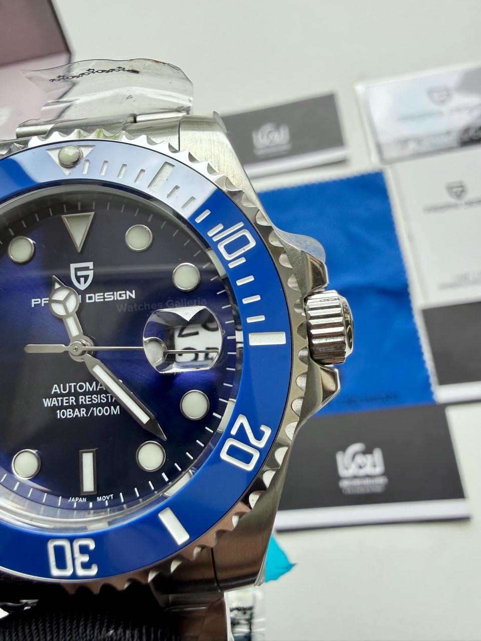 Pagani Design Watch PD1639 Submariner Automatic (Smurf) Pagani Design in Pakistan