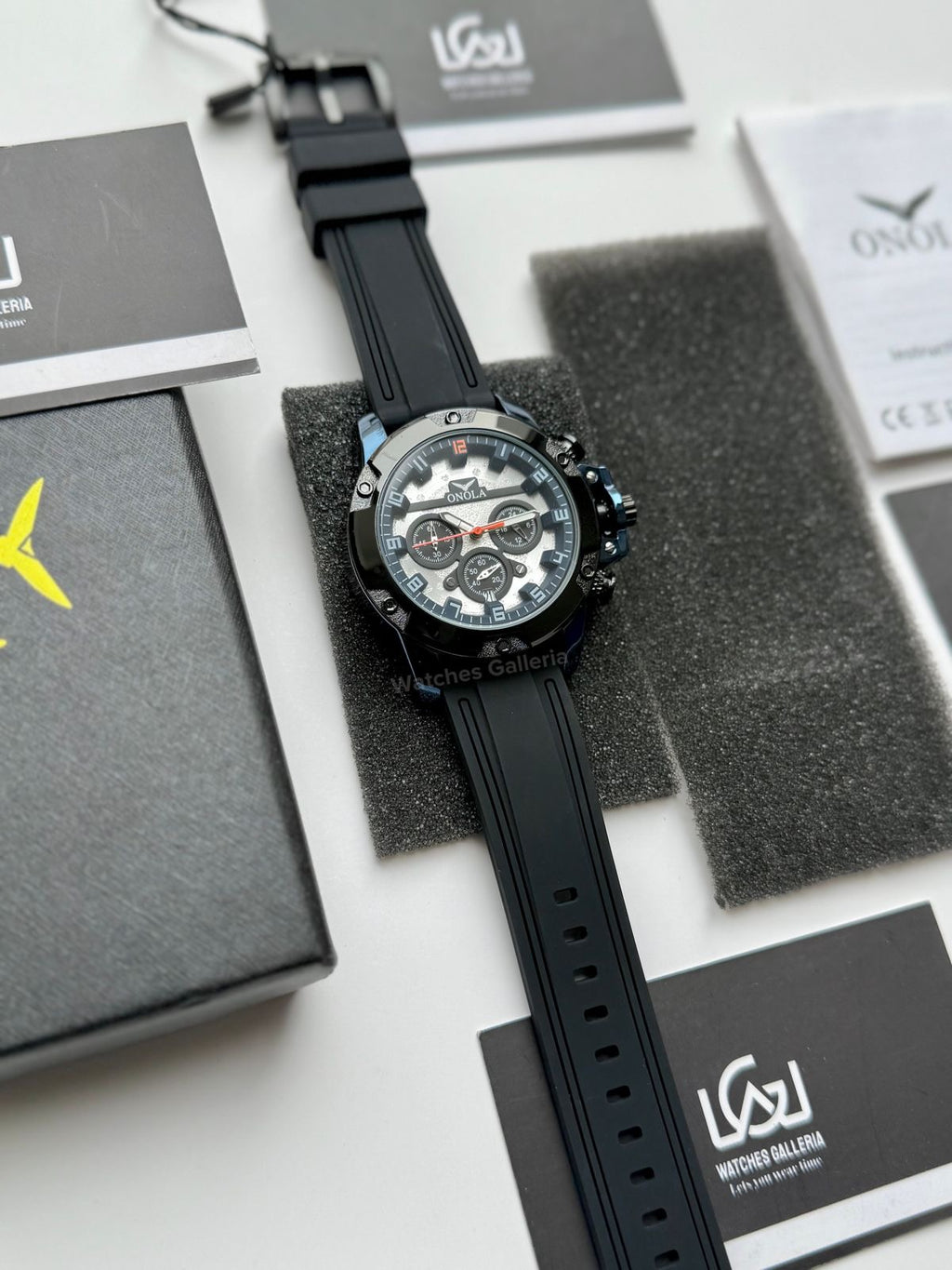 Onola Chronofighter ON6858 (Black Blue) Onola Watch