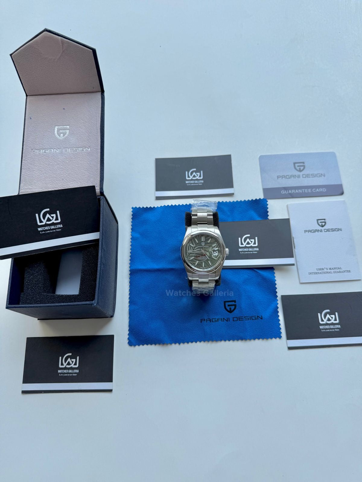 Pagani Design Oyster Perpetual Automatic PD1715 Palm Dial (Green) Pagani Design in Pakistan