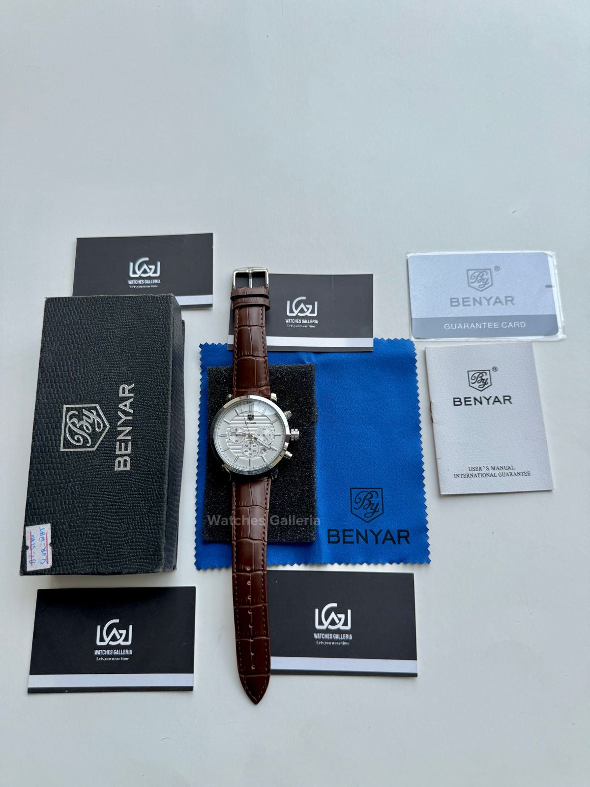 Benyar Classic Calendar Quartz (Brown) BY5104 Watches Galleria