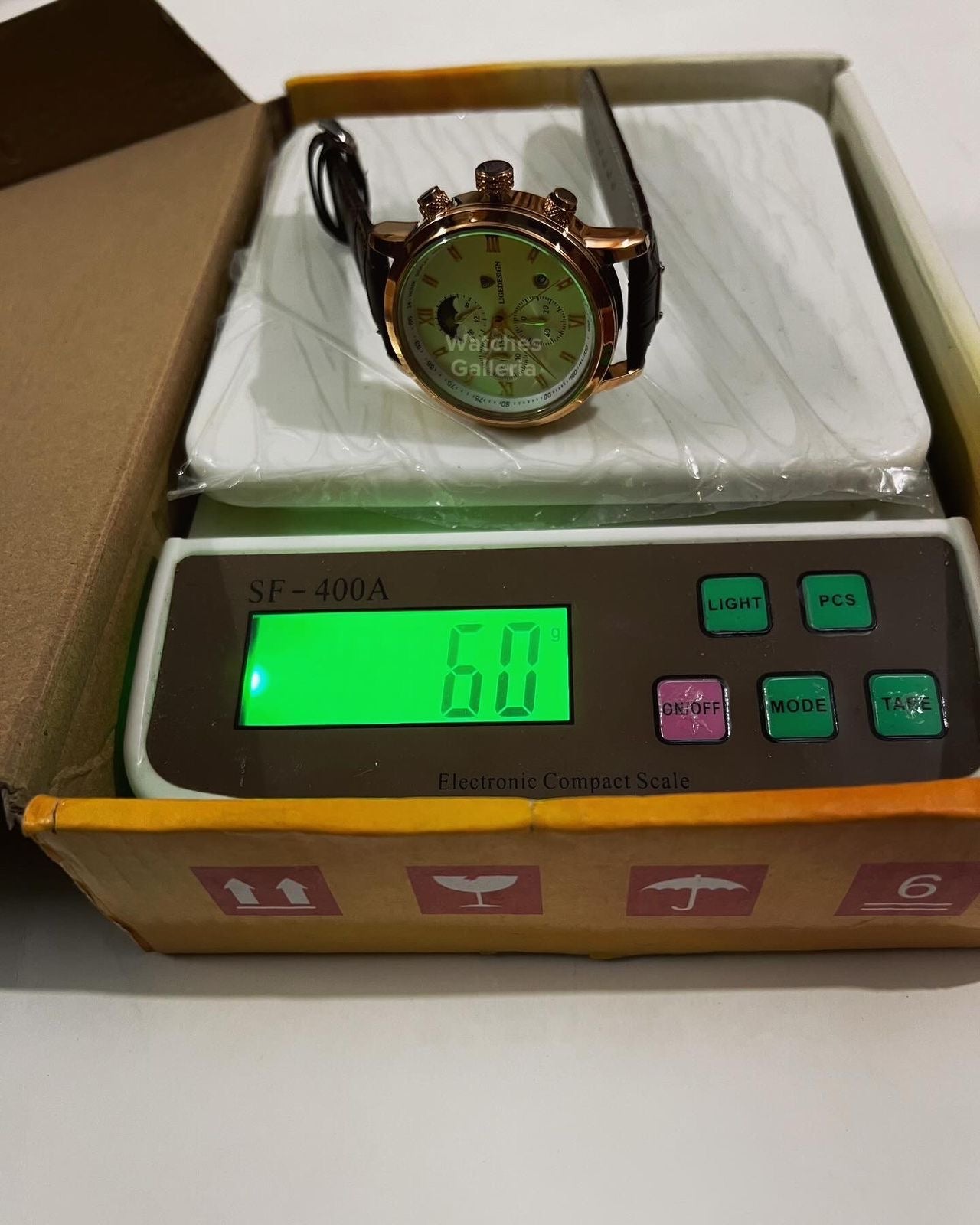 Lige Classic Moonphase (Rose Gold White) LG8953 Watches Galleria