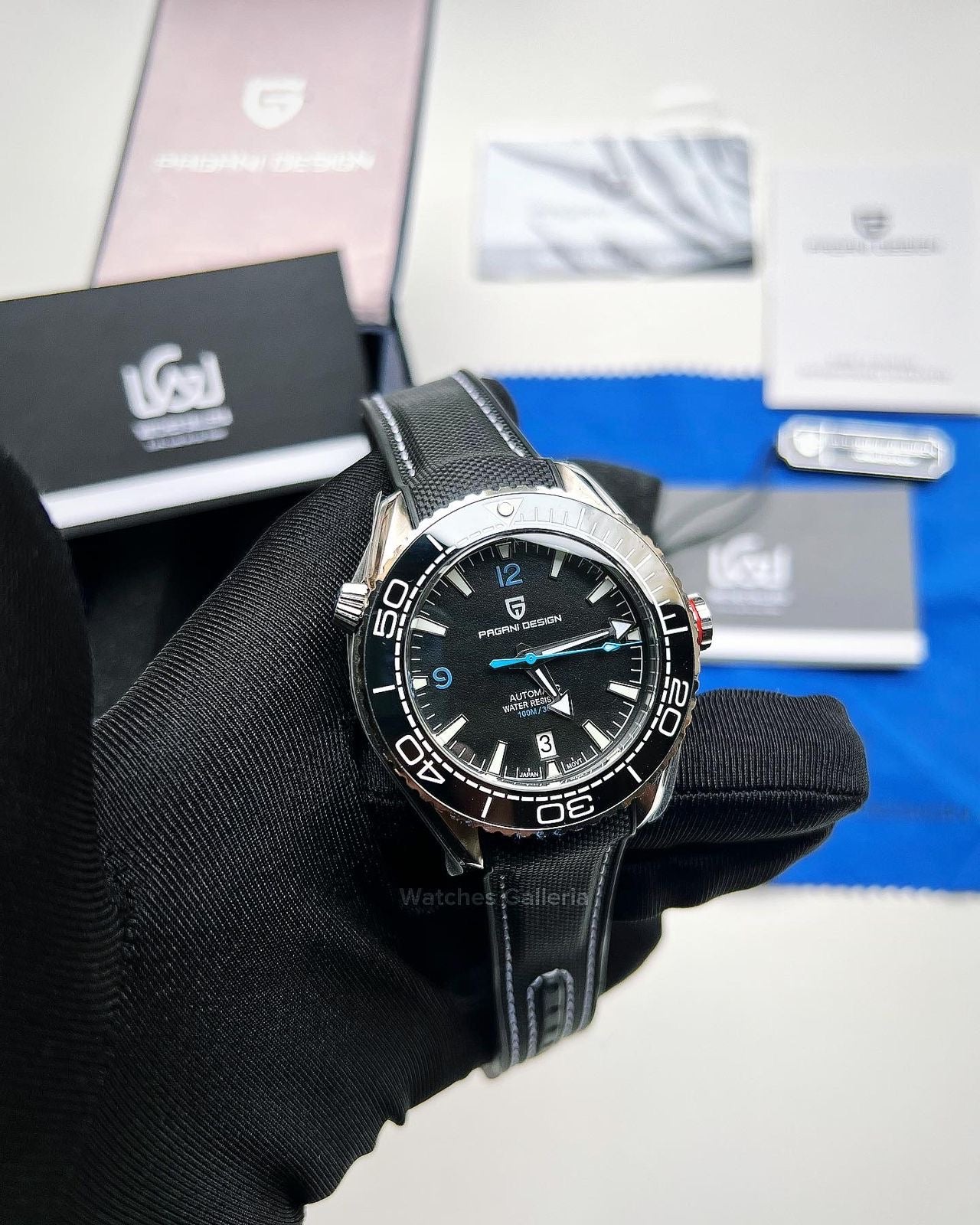 Pagani Design Sea Master Planet Ocean Automatic (Black) PD1679 "DISCONTINUED"