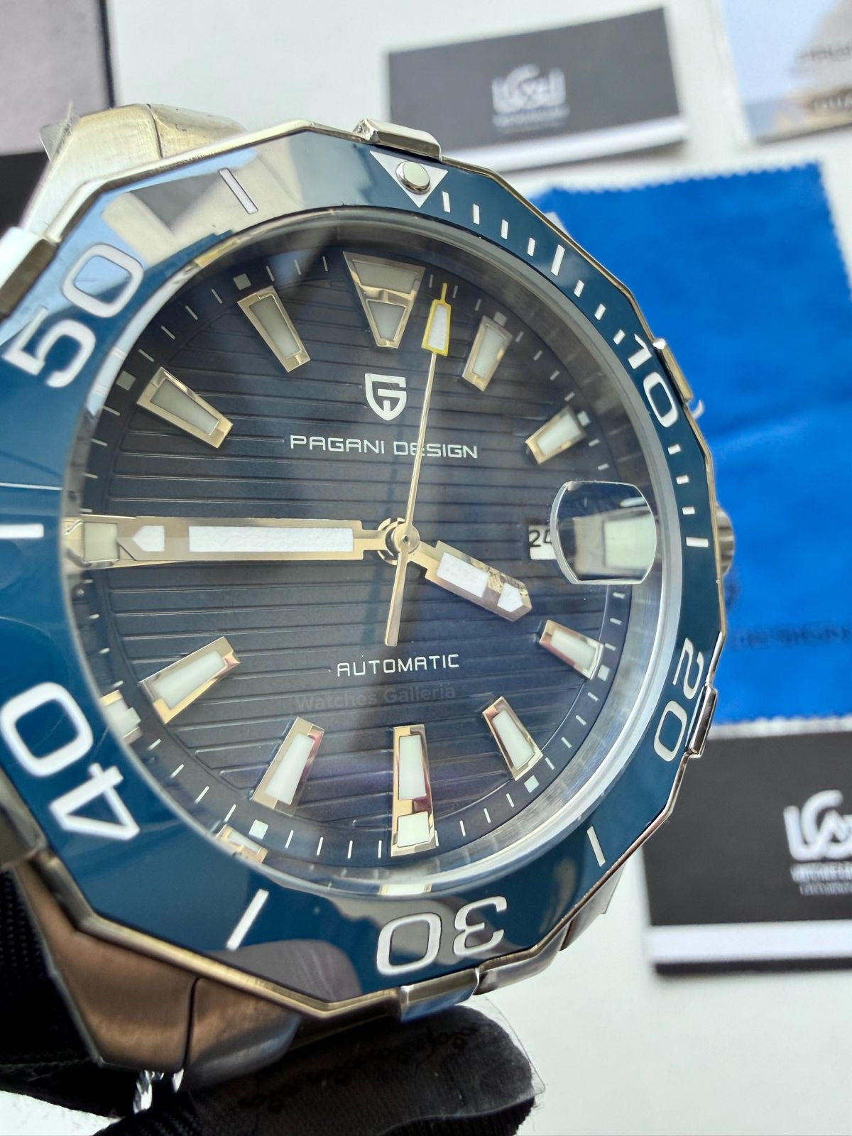 Pagani Design PD1617 Aquaracer Automatic (Blue) Pagani Design in Pakistan