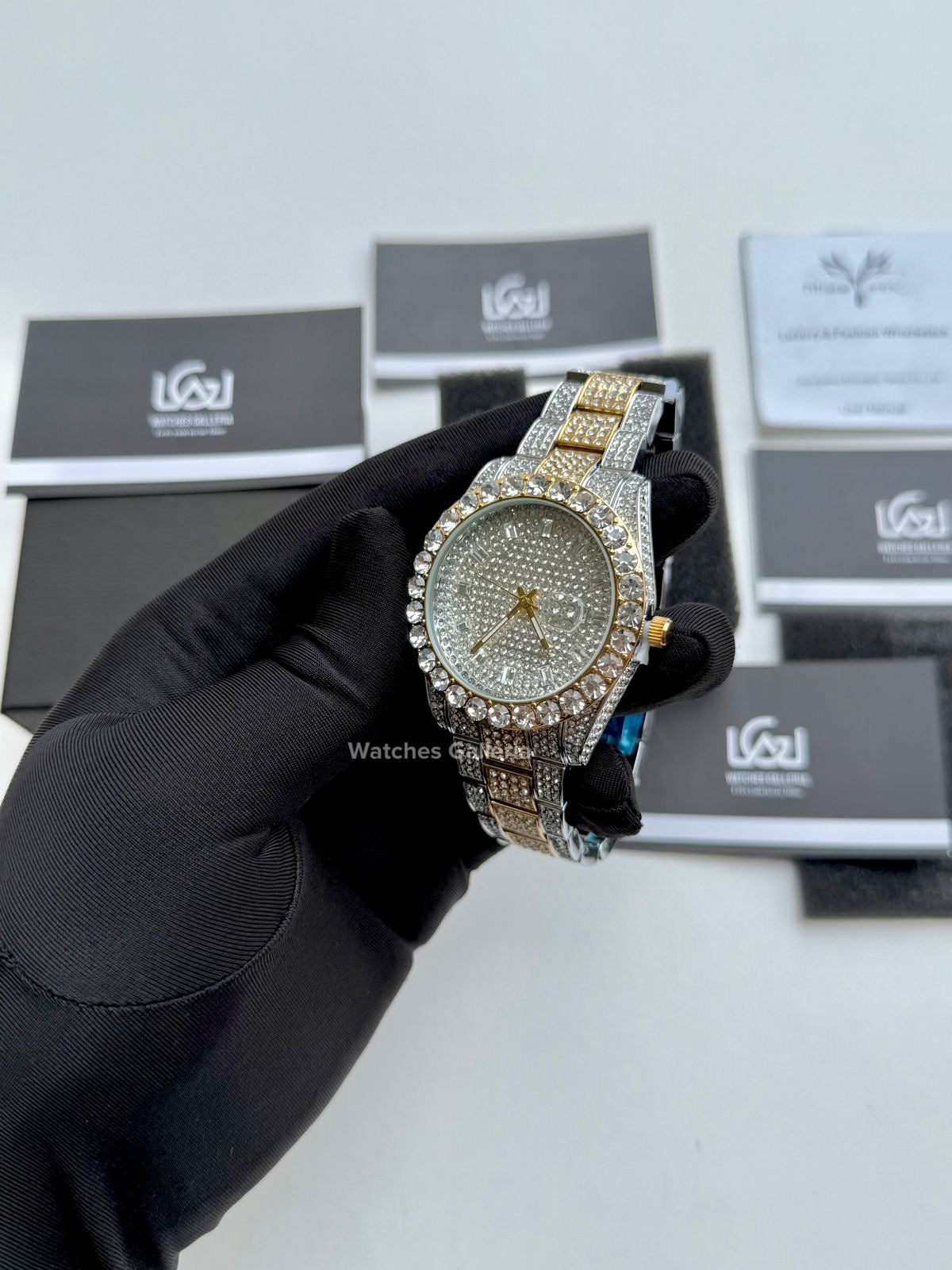 Miss Fox Iced Out Royal Oak (Two Tone) MFV332 Watches Galleria
