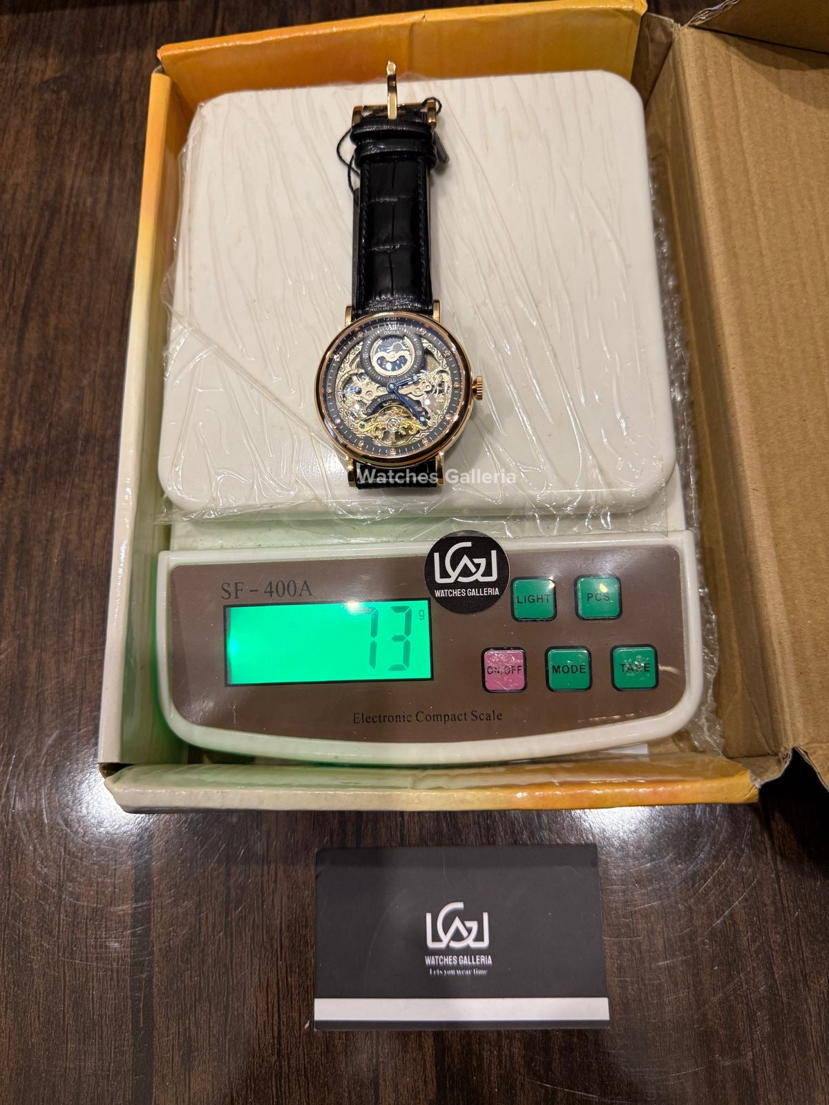 Onola Moonphase Flywheel Skeleton Watch Automatic (Black-Rose Gold) ON6836 Watches Galleria