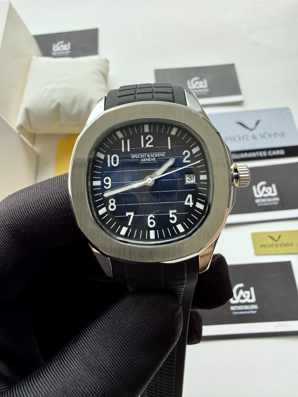 Specht & Sohne SP0008A1 Aquanaut Blue Automatic Watch for Men Sapphire Crystal Original Specht & Sohne Watch Pakistan