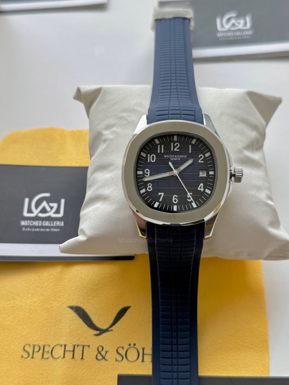 Specht & Sohne SP0008A1 Aquanaut Blue Automatic Watch for Men Sapphire Crystal Original Specht & Sohne Watch Pakistan