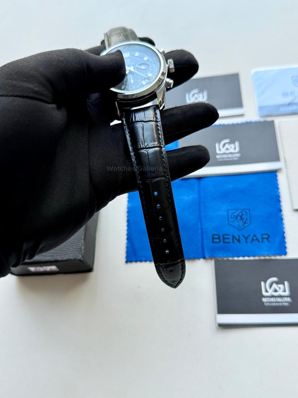 Benyar BY5193 Classic Moonphase Quartz (Black) Benyar in Pakistan