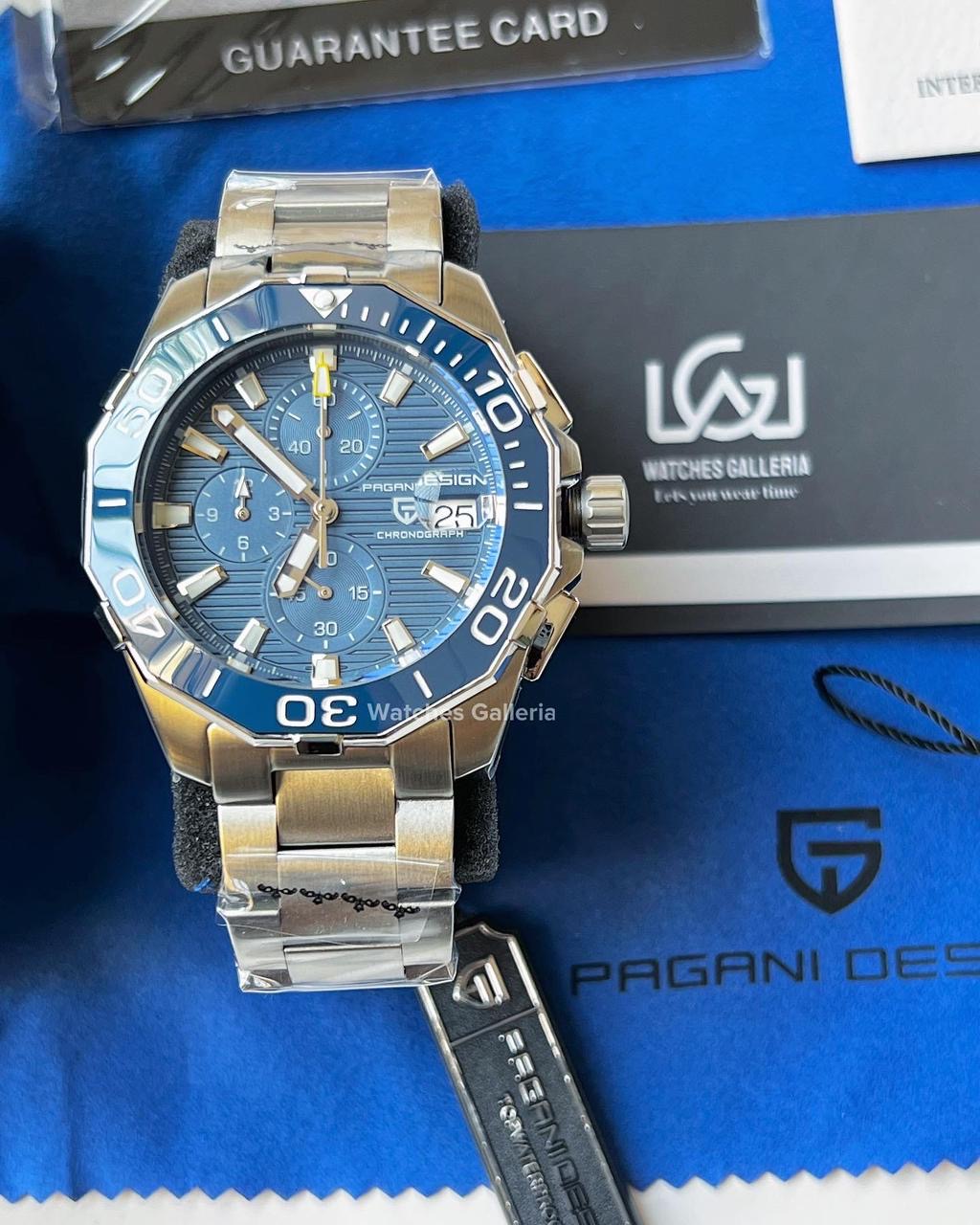 Pagani Design Aquaracer Chronograph Quartz (Blue Dial) PD1617 “DISCONTINUED”