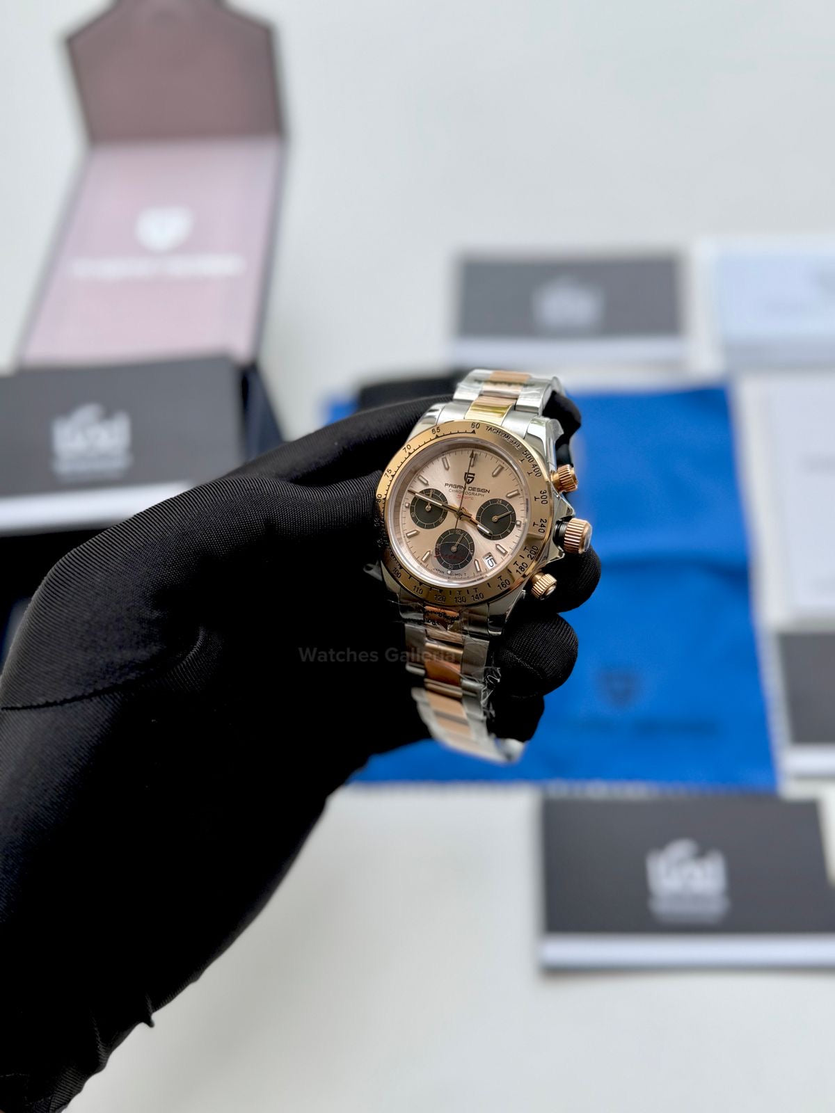 Pagani Design Daytona Quartz (Rose Gold Two Tone) PD1644