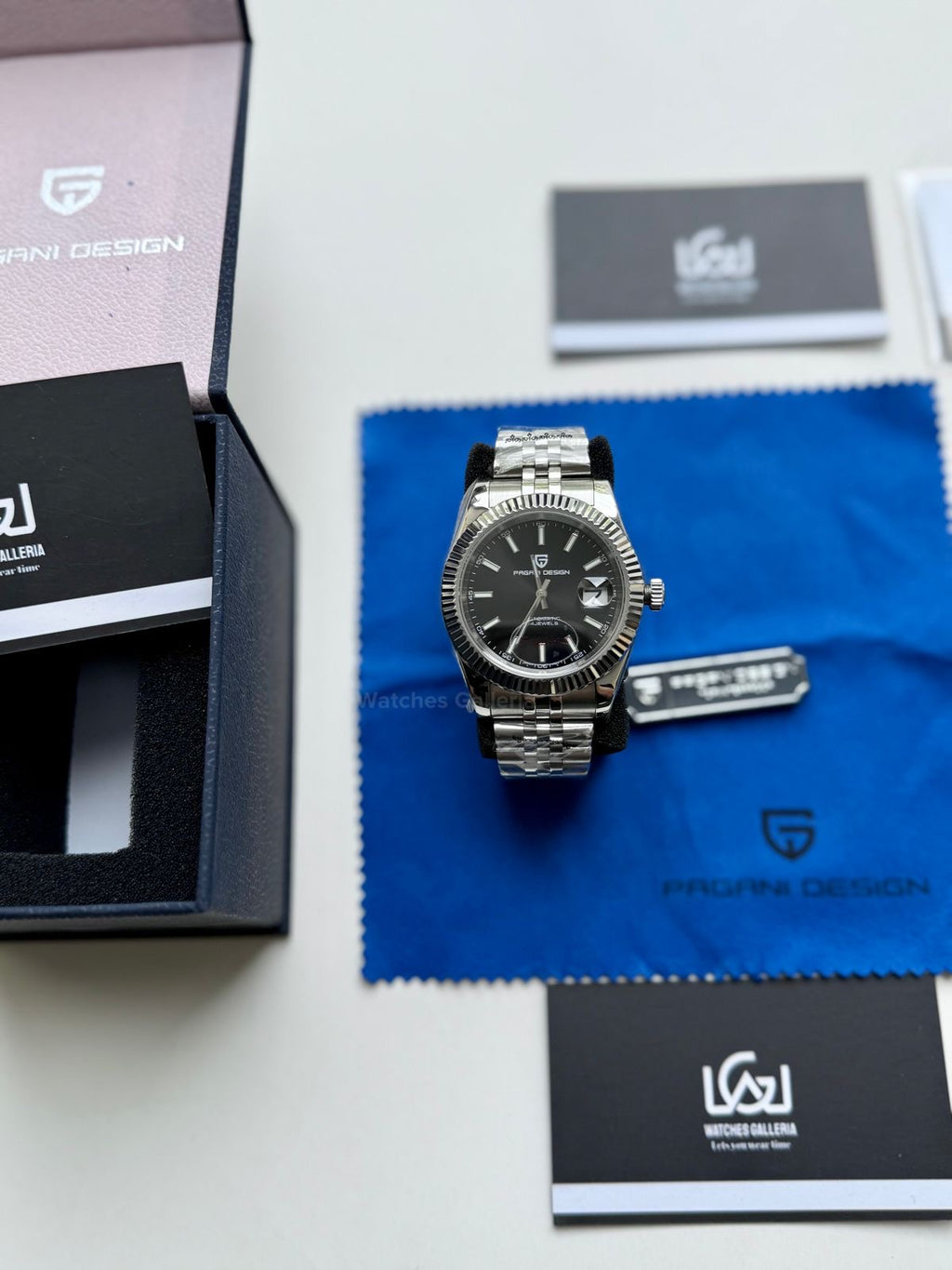 Pagani Design Datejust Automatic PD1645 (Black) Pagani Design in Pakistan