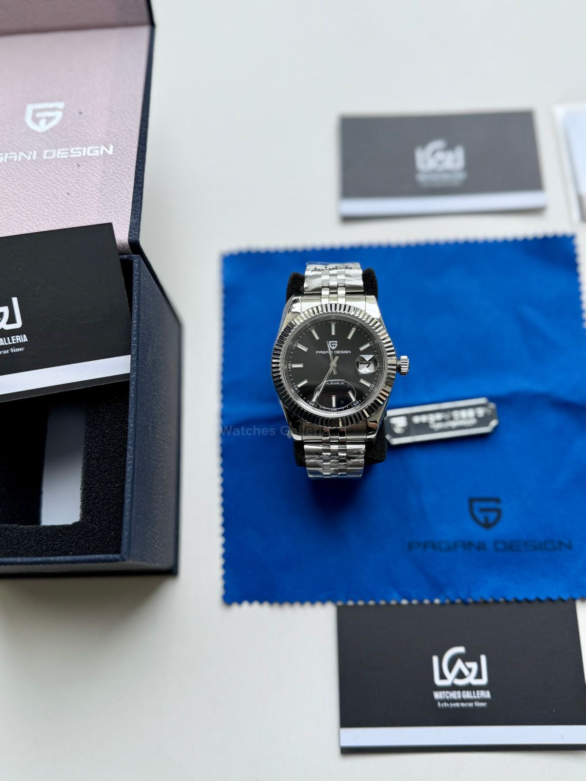 Pagani Design Datejust Automatic PD1645 (Black) Pagani Design in Pakistan