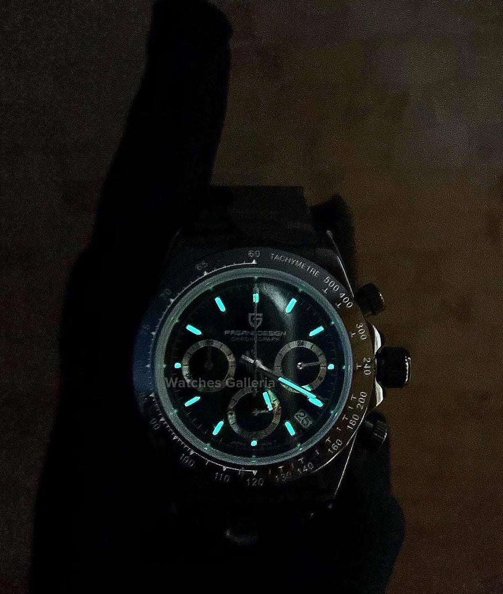 Pagani Design Daytona Quartz (Black) PD1664