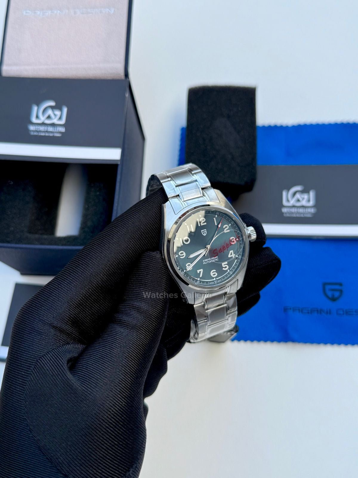 Pagani Design Spirit Pilot Automatic (Blue) PD1717 Watches Galleria