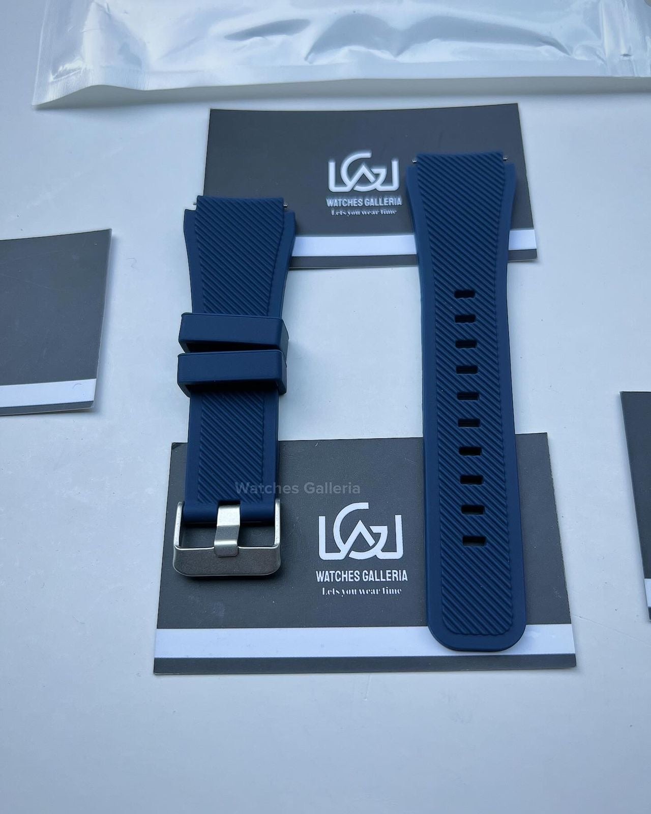 Rubber Straps for Samsung Gear S3 & Huawei GT46mm (Blue)