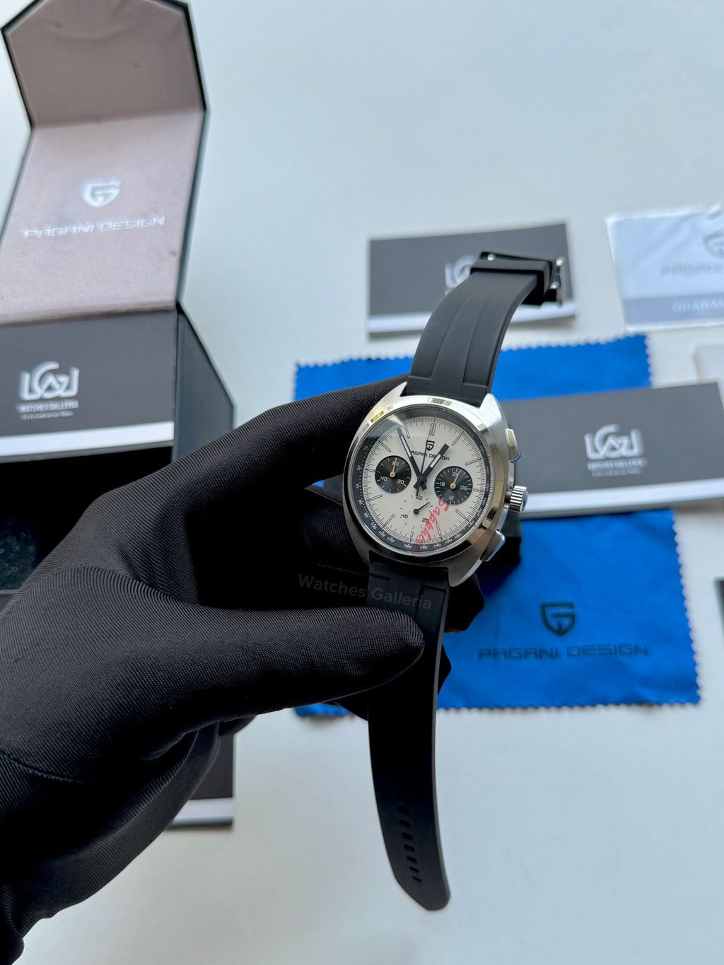 Pagani Design Vintage Chronograph Quartz PD1782 (White) Pagani Design in Pakistan