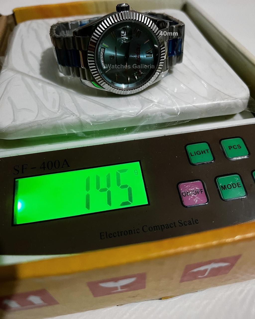 Pagani Design Date Day Automatic 40mm Seiko NH36A Ice Blue Dial PD1783