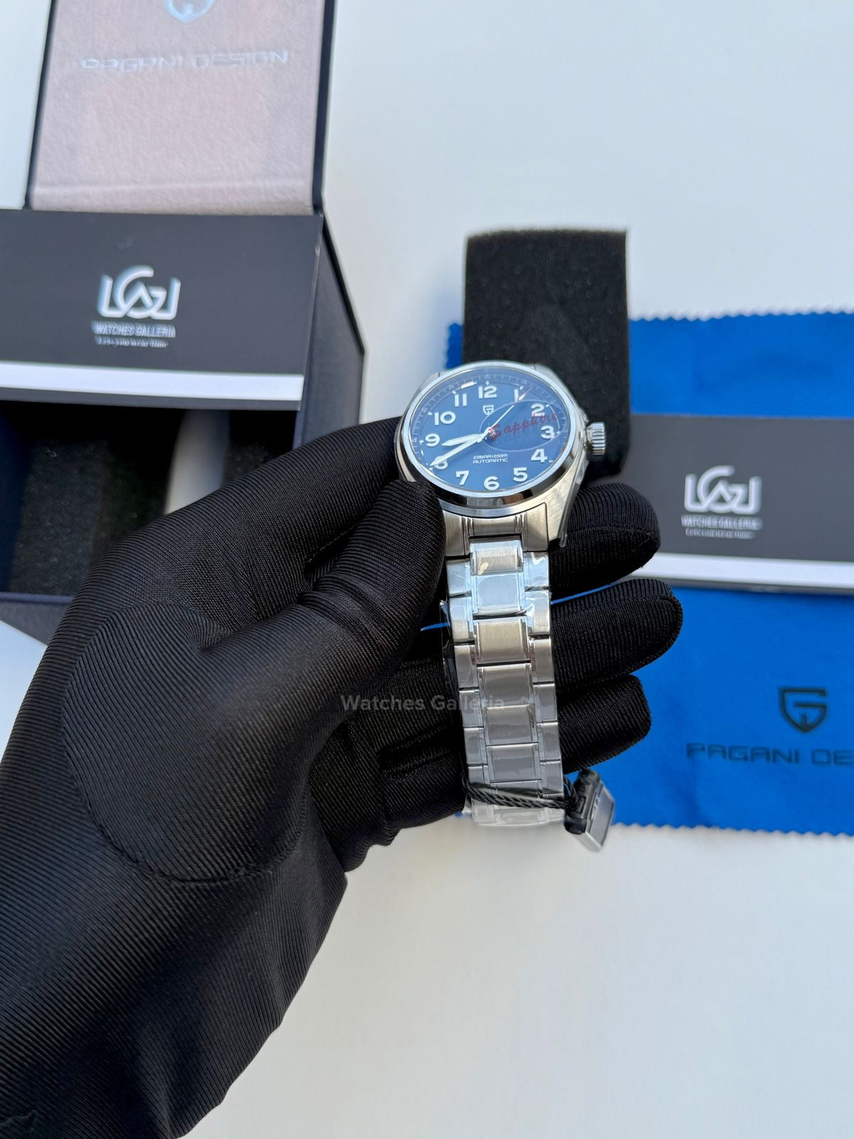 Pagani Design Spirit Pilot Automatic (Blue) PD1717 Watches Galleria