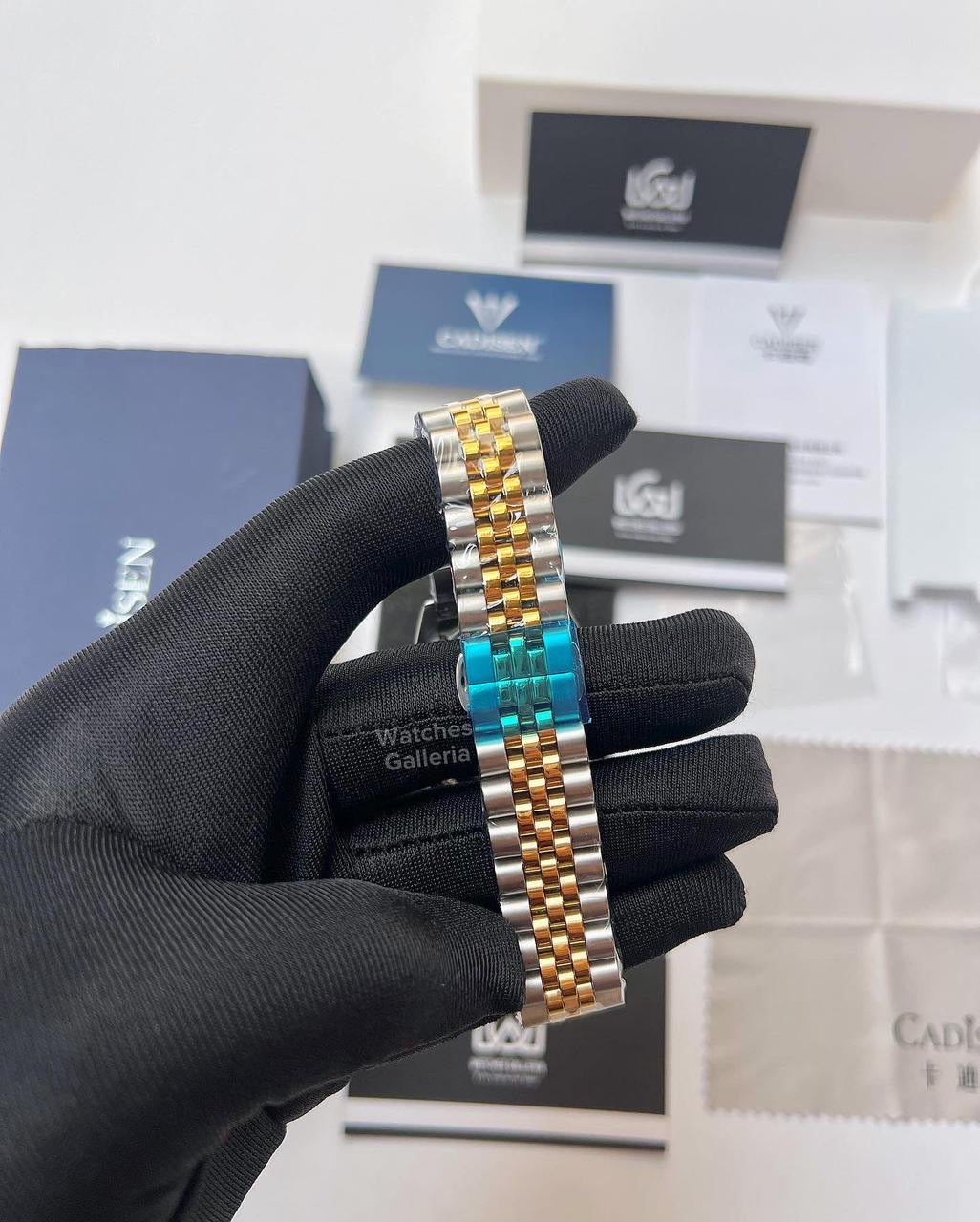 Cadisen Datejust Wimbeldon Automatic (Two Tone) C8211