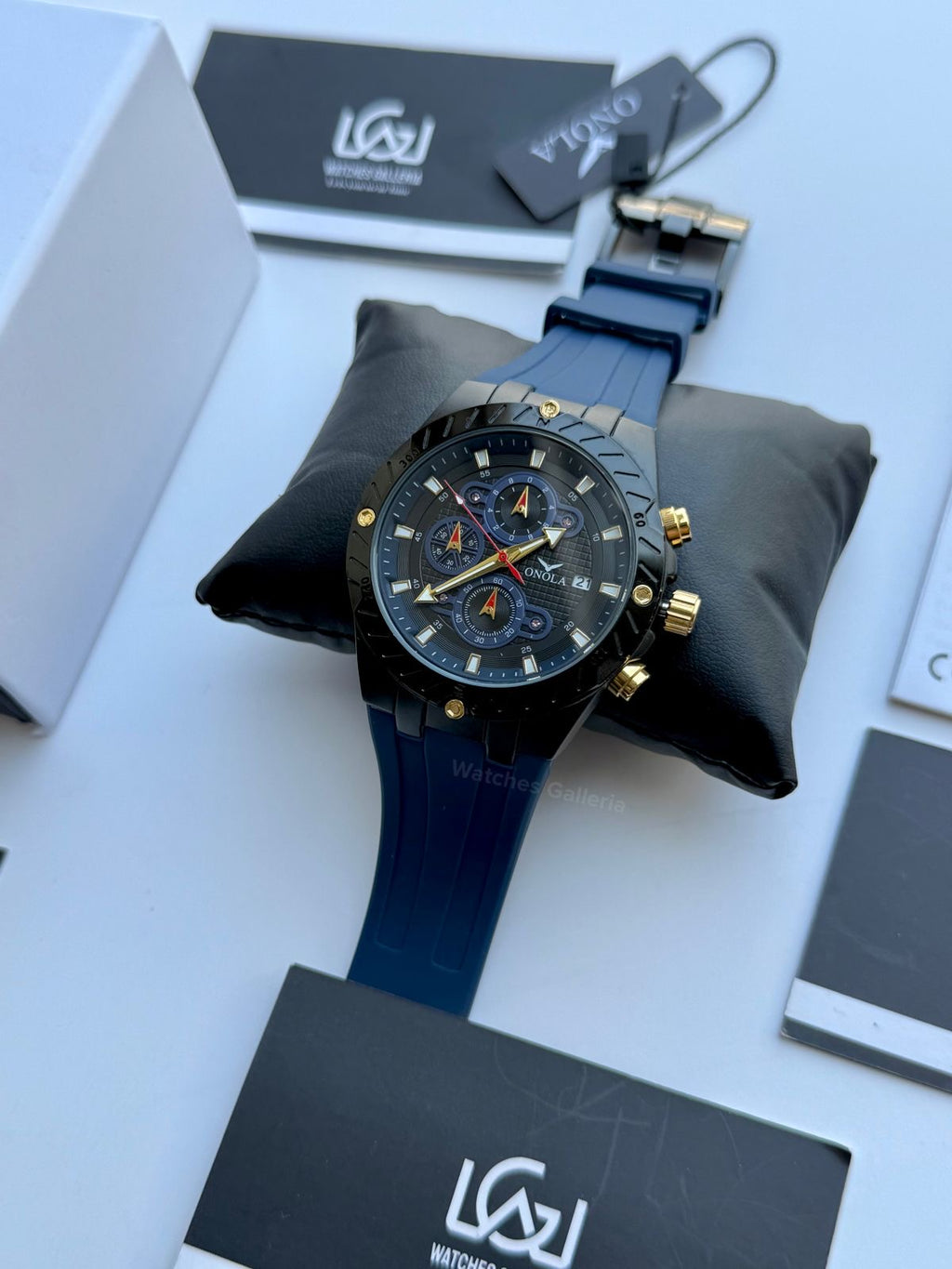 Onola 6857 Offshore Chronograph Blue 46mm Quartz – Royal Oak Offshore Design