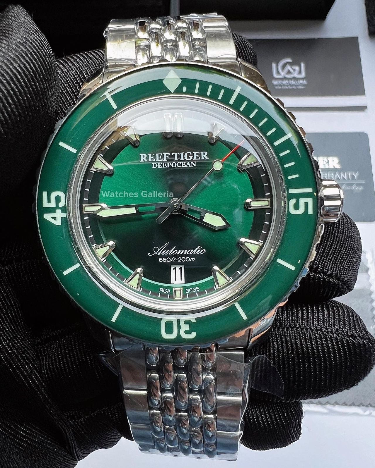 Reef Tiger Captain Cook Deep Ocean (Green) RGA3039