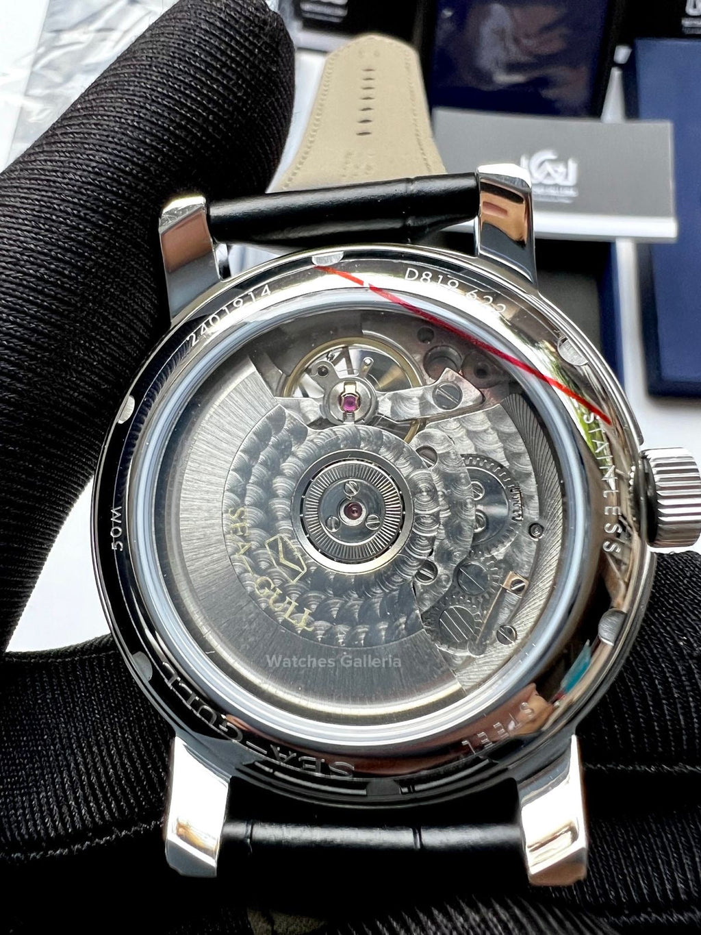 Seagull Flywheel Automatic Mechanical Watch D819622 Watches Galleria