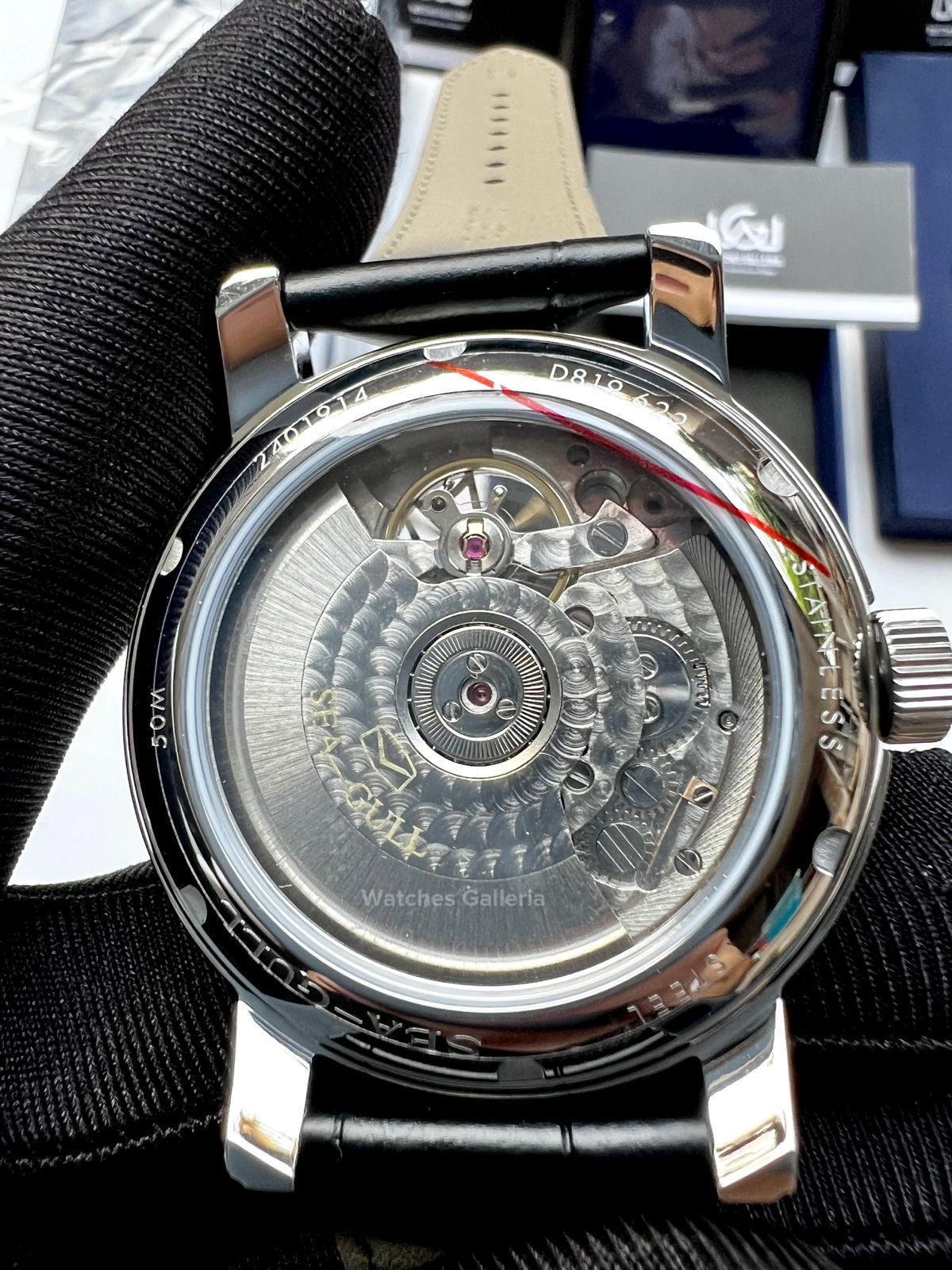 Seagull Flywheel Automatic Mechanical Watch D819622 Watches Galleria