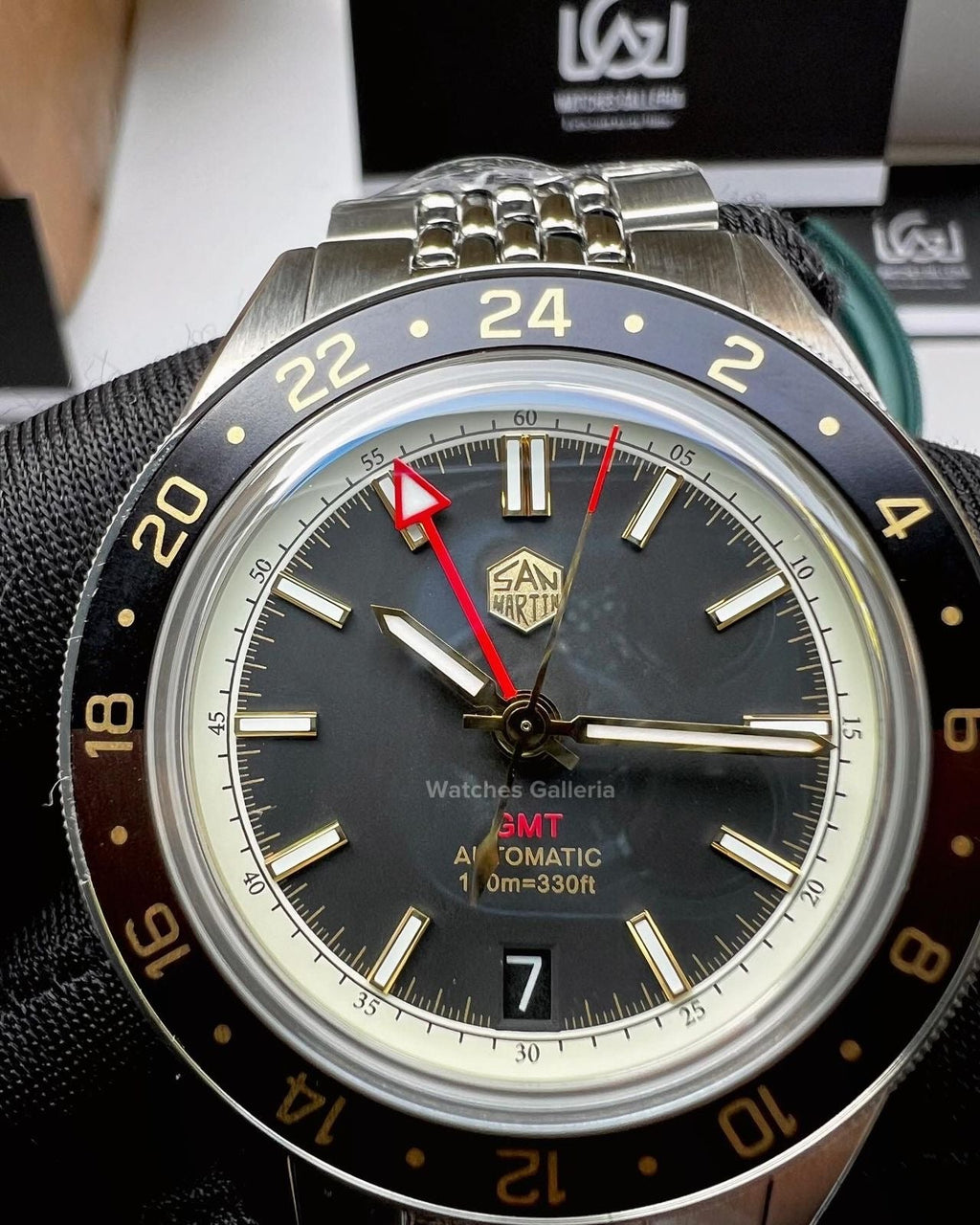 San Martin GMT RootBeer Automatic SN0116 Watches Galleria