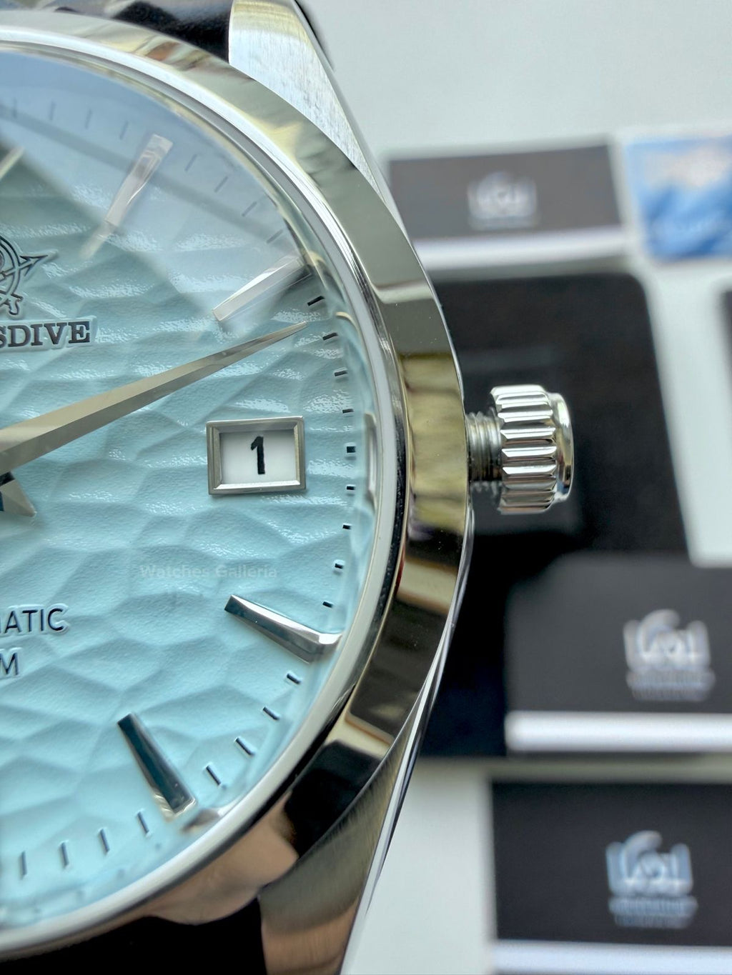 Addiesdive AD2118 Omiwatari Blue Silicon “Ice Blue” Addiesdive Watch in Pakistan
