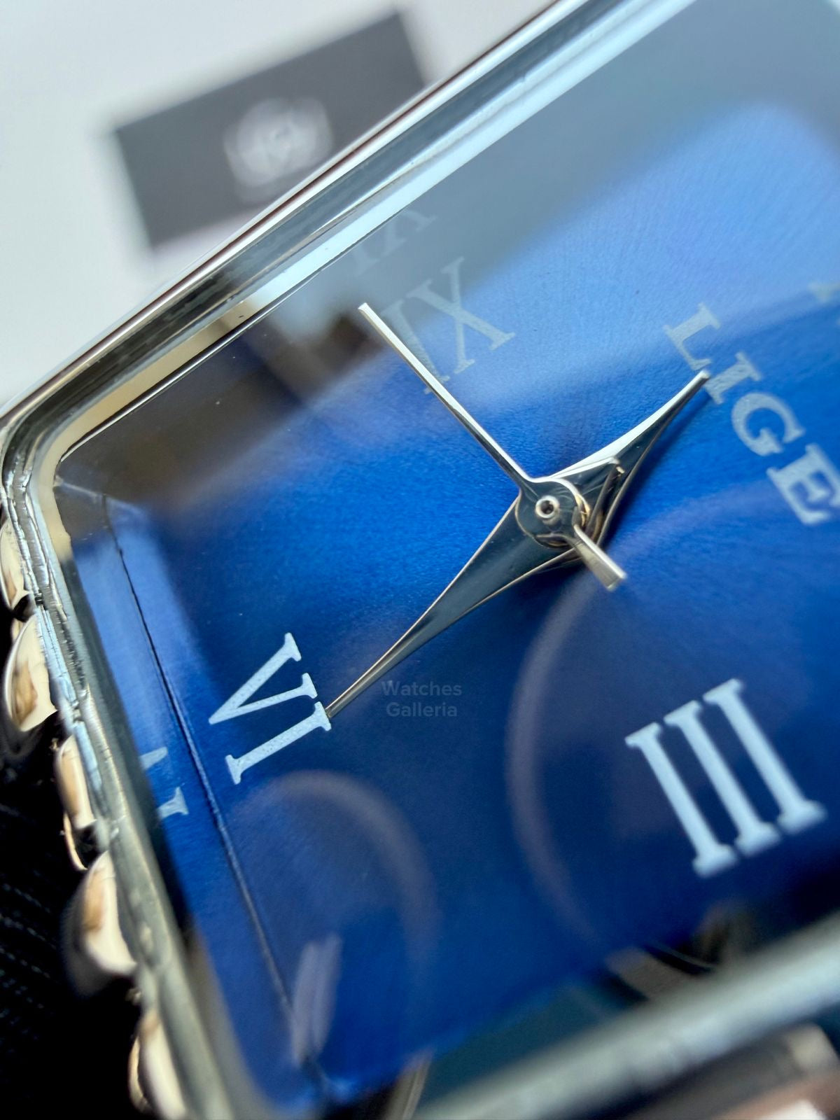 Lige 89156 Tank Women Watch Quartz (Silver/Blue) Lige Women Watch