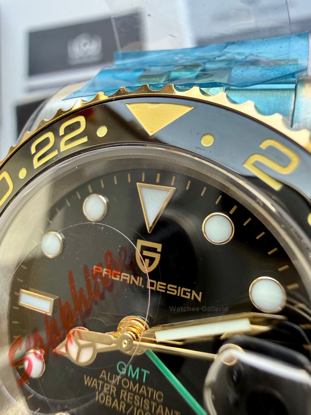Pagani Design PD1662 GMT Master V6 Two Tone in Pakistan – Automatic GMT Luxury Men’s Watch with Sapphire Crystal & Rotating Bezel