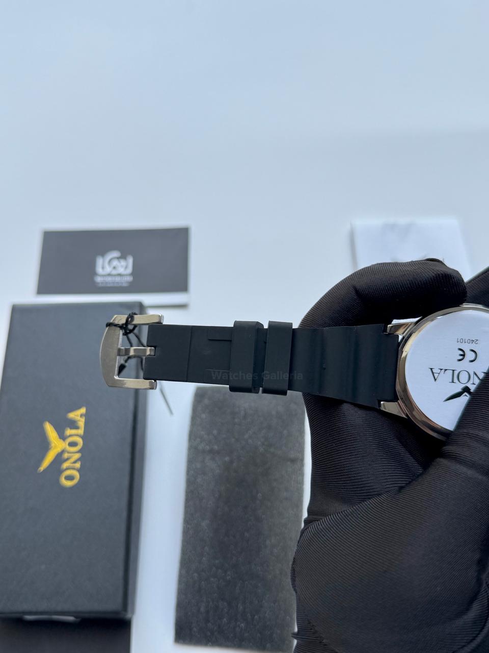 Onola 3850 Sports Diving Style Quartz (Silver) Onola Pakistan