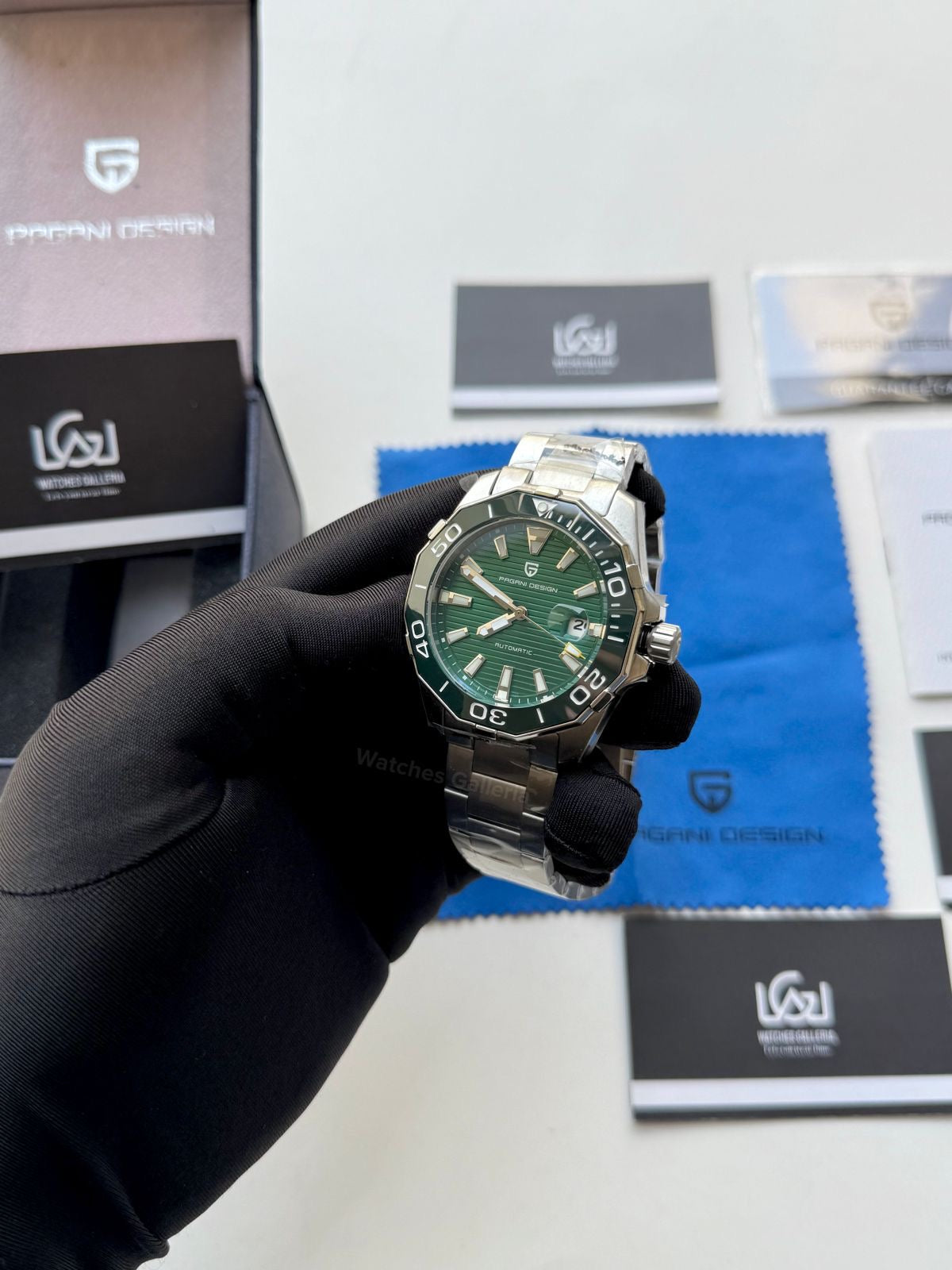 Pagani Design PD1617 Aquaracer Automatic (Green) Pagani Design in Pakistan