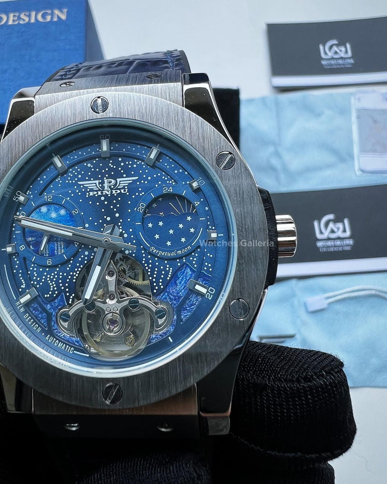 Pindu Design Big Bang Flywheel Automatic (Blue) P6537