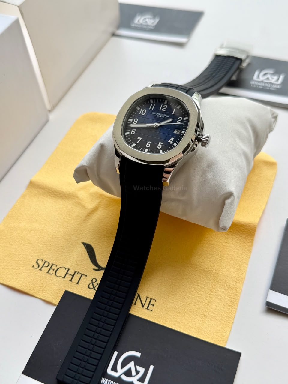 Specht & Sohne SP0008A1 Aquanaut Blue Automatic Watch for Men Sapphire Crystal Original Specht & Sohne Watch Pakistan