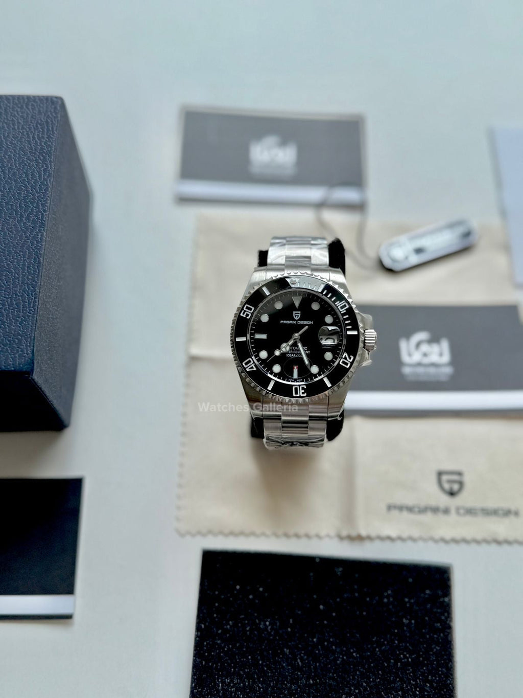 Pagani Design Submariner 43mm Automatic (Black Dial) PD1639 Watches Galleria
