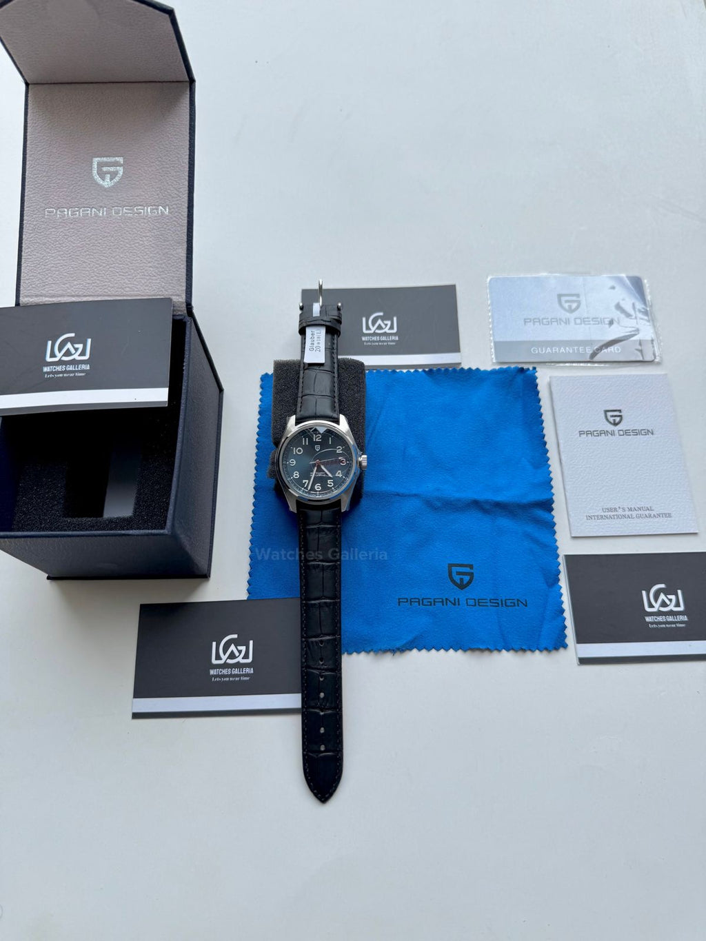 Pagani Design PD1717 Spirit Pilot (Blue/Black Leather Exclusive) Pagani Design Watch Pakistan