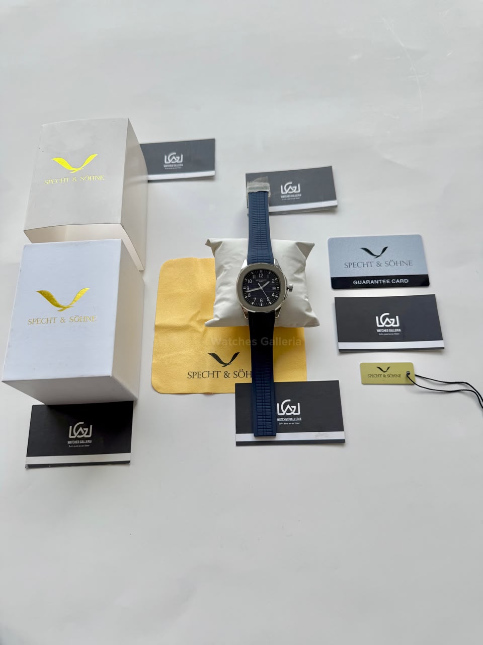 Specht & Sohne SP0008A1 Aquanaut Blue Automatic Watch for Men Sapphire Crystal Original Specht & Sohne Watch Pakistan