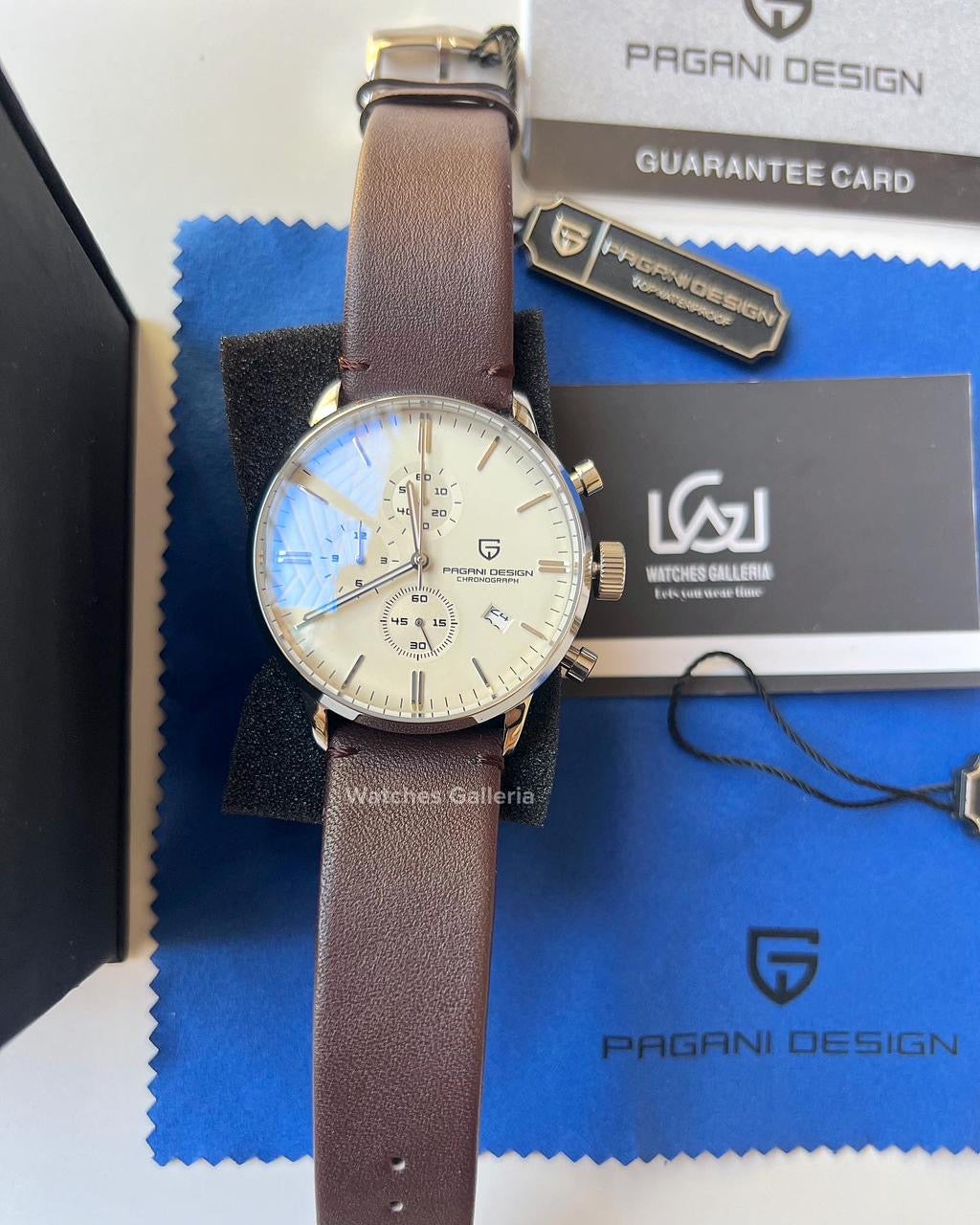 Pagani Design Flight Chronograph Quartz (Brown/Silver) PD2720