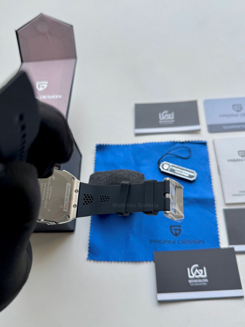 Pagani Design Tonneau Calendar Quartz PDys012 (Black) Pagani Design in Pakistan