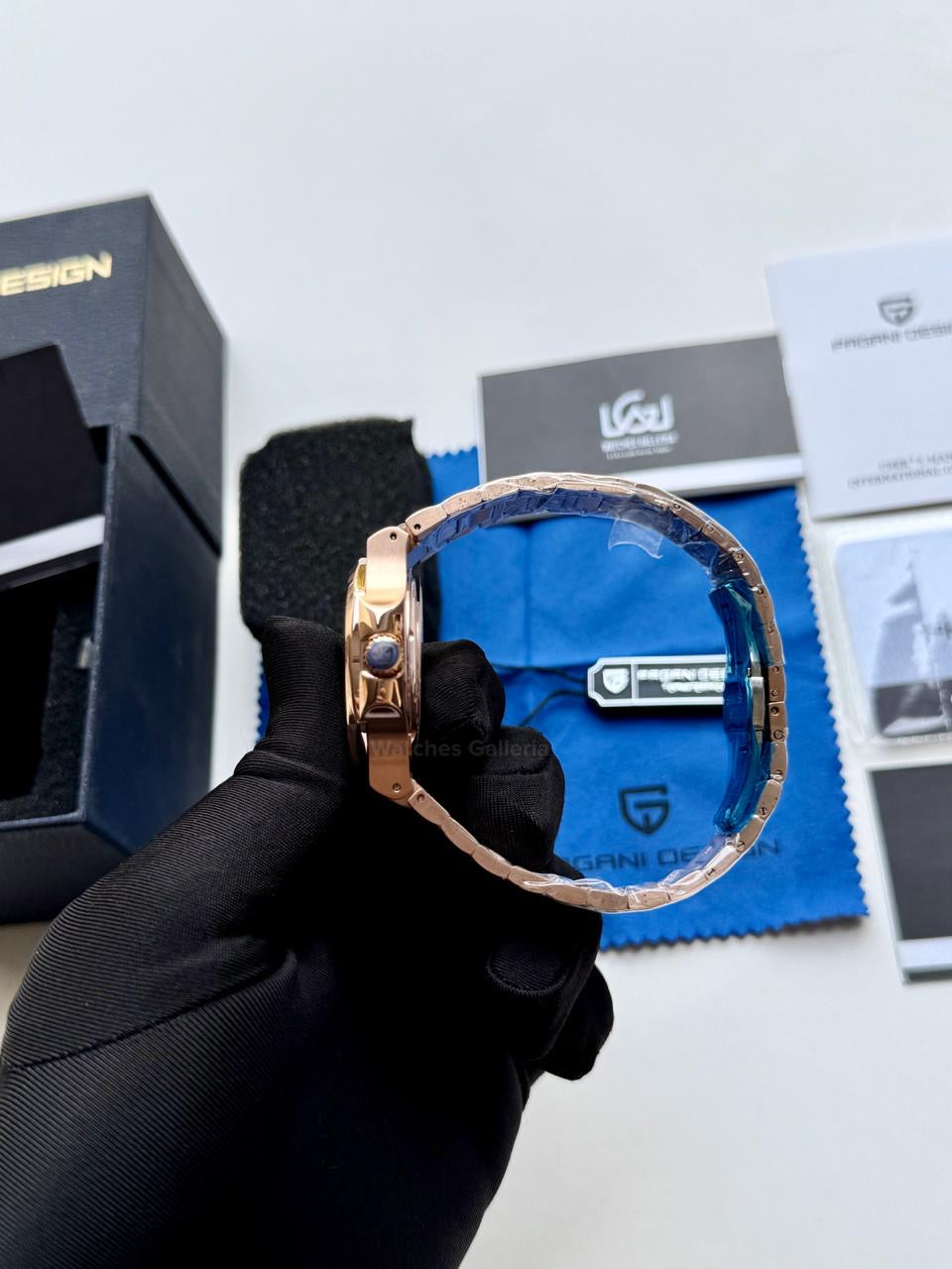 Pagani Design PD1728 Nautilus Automatic (Rose Gold Black Gradient) Pagani Design in Pakistan